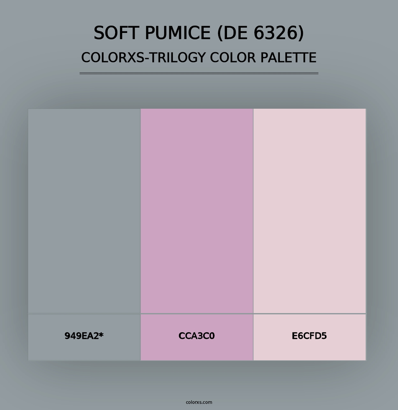 Soft Pumice (DE 6326) - Colorxs Trilogy Palette