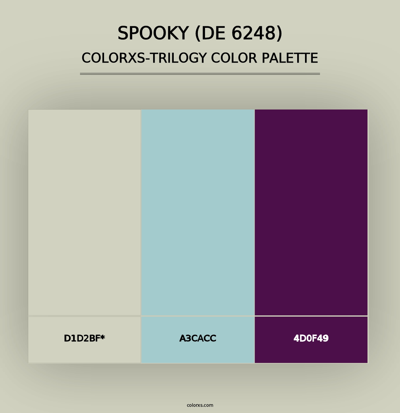 Spooky (DE 6248) - Colorxs Trilogy Palette