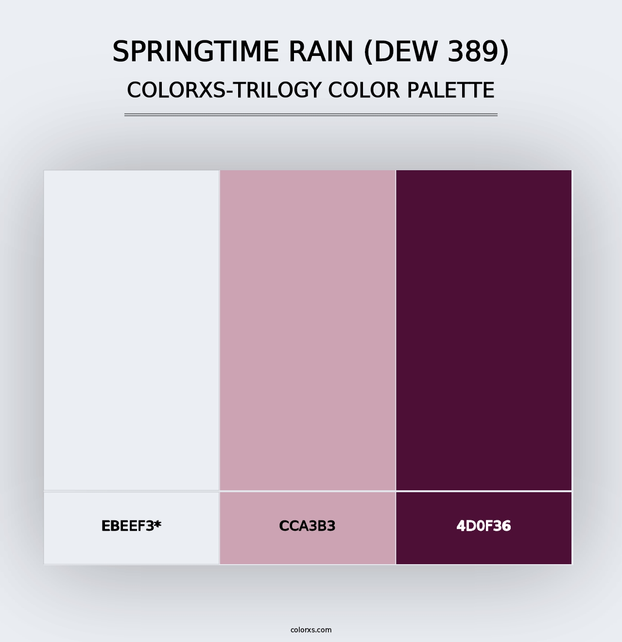 Springtime Rain (DEW 389) - Colorxs Trilogy Palette