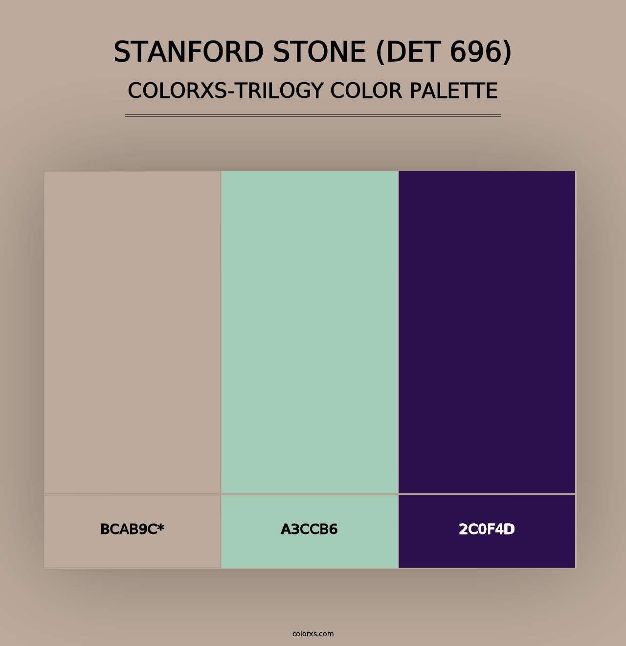 Stanford Stone (DET 696) - Colorxs Trilogy Palette