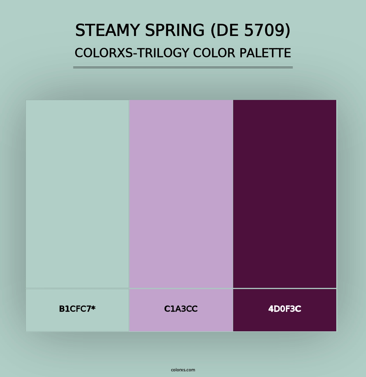 Steamy Spring (DE 5709) - Colorxs Trilogy Palette