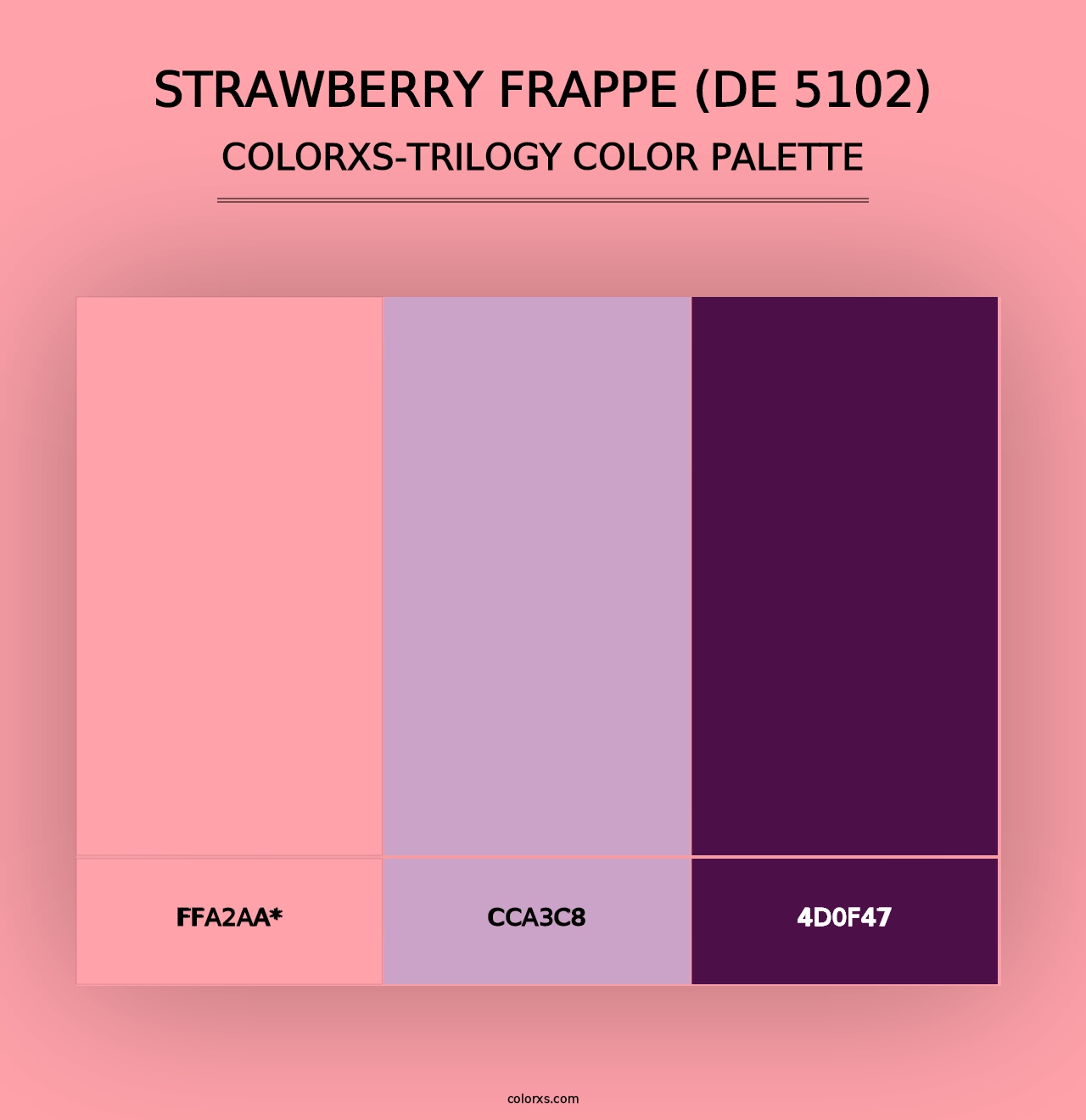 Strawberry Frappe (DE 5102) - Colorxs Trilogy Palette