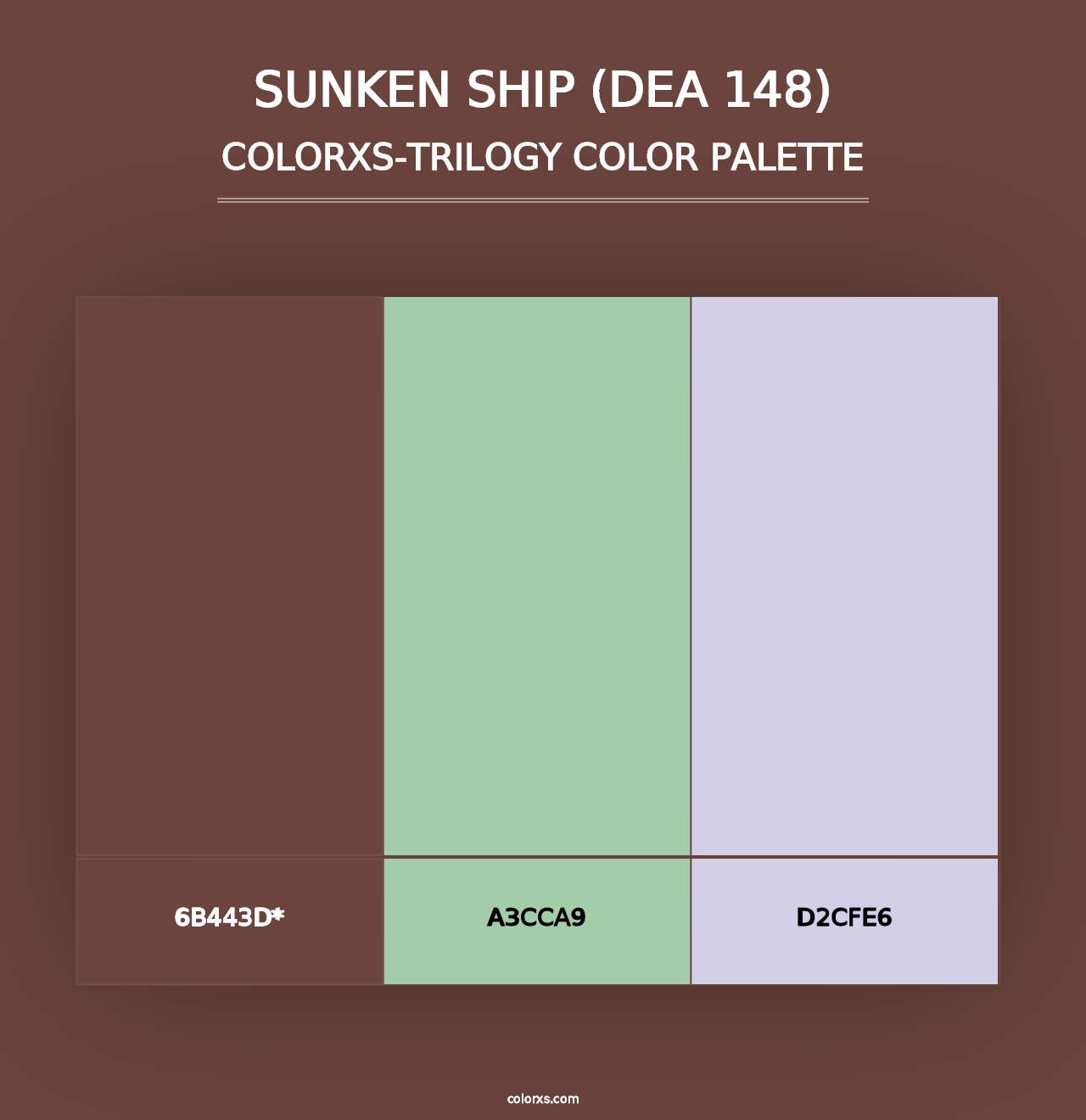 Sunken Ship (DEA 148) - Colorxs Trilogy Palette