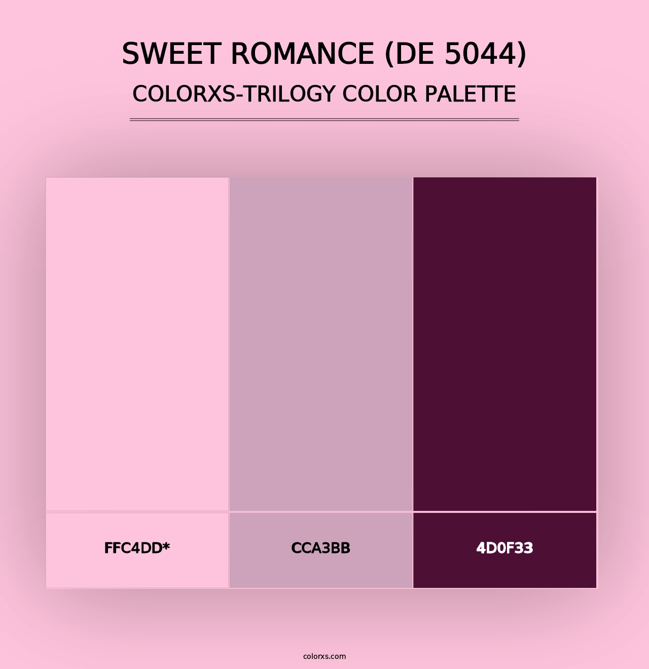 Sweet Romance (DE 5044) - Colorxs Trilogy Palette