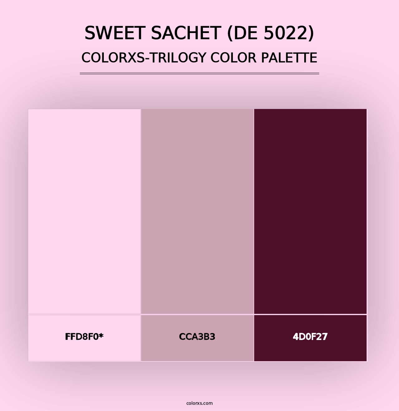 Sweet Sachet (DE 5022) - Colorxs Trilogy Palette