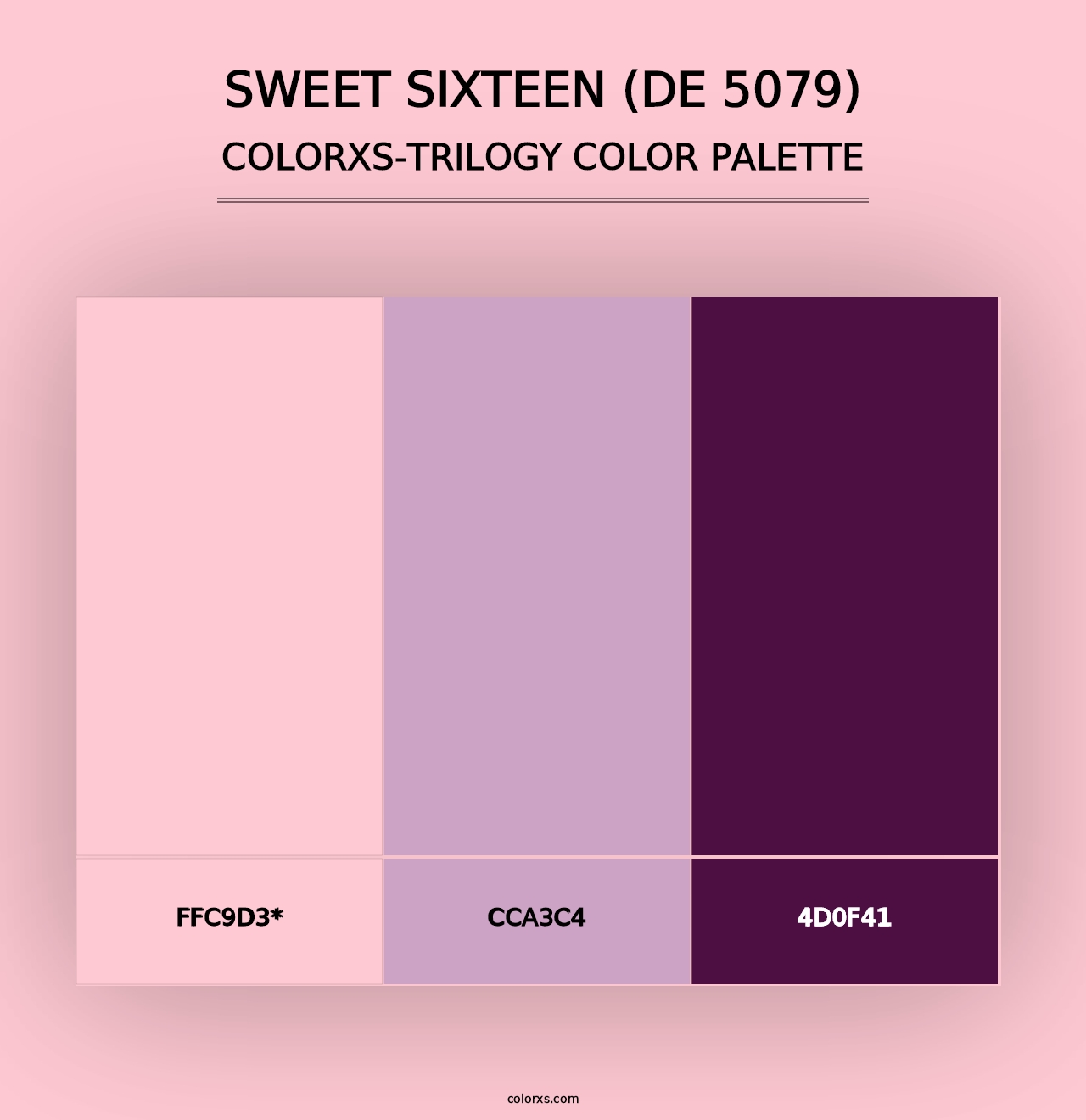 Sweet Sixteen (DE 5079) - Colorxs Trilogy Palette