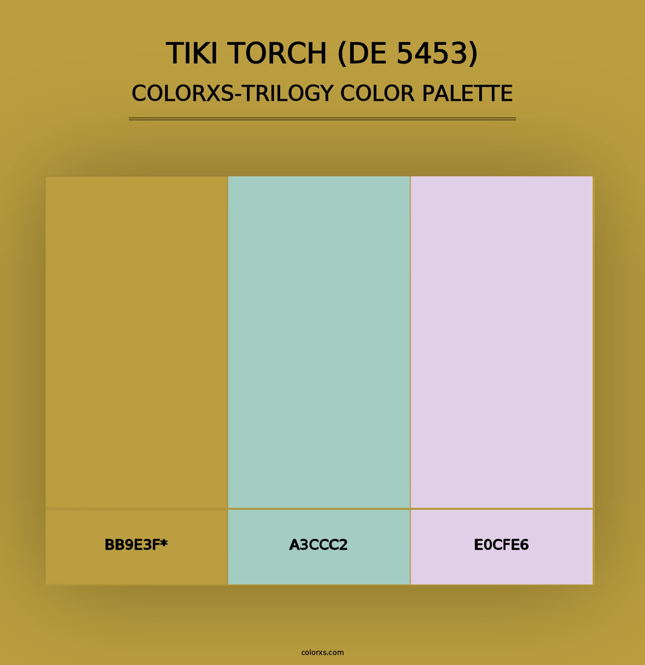 Tiki Torch (DE 5453) - Colorxs Trilogy Palette