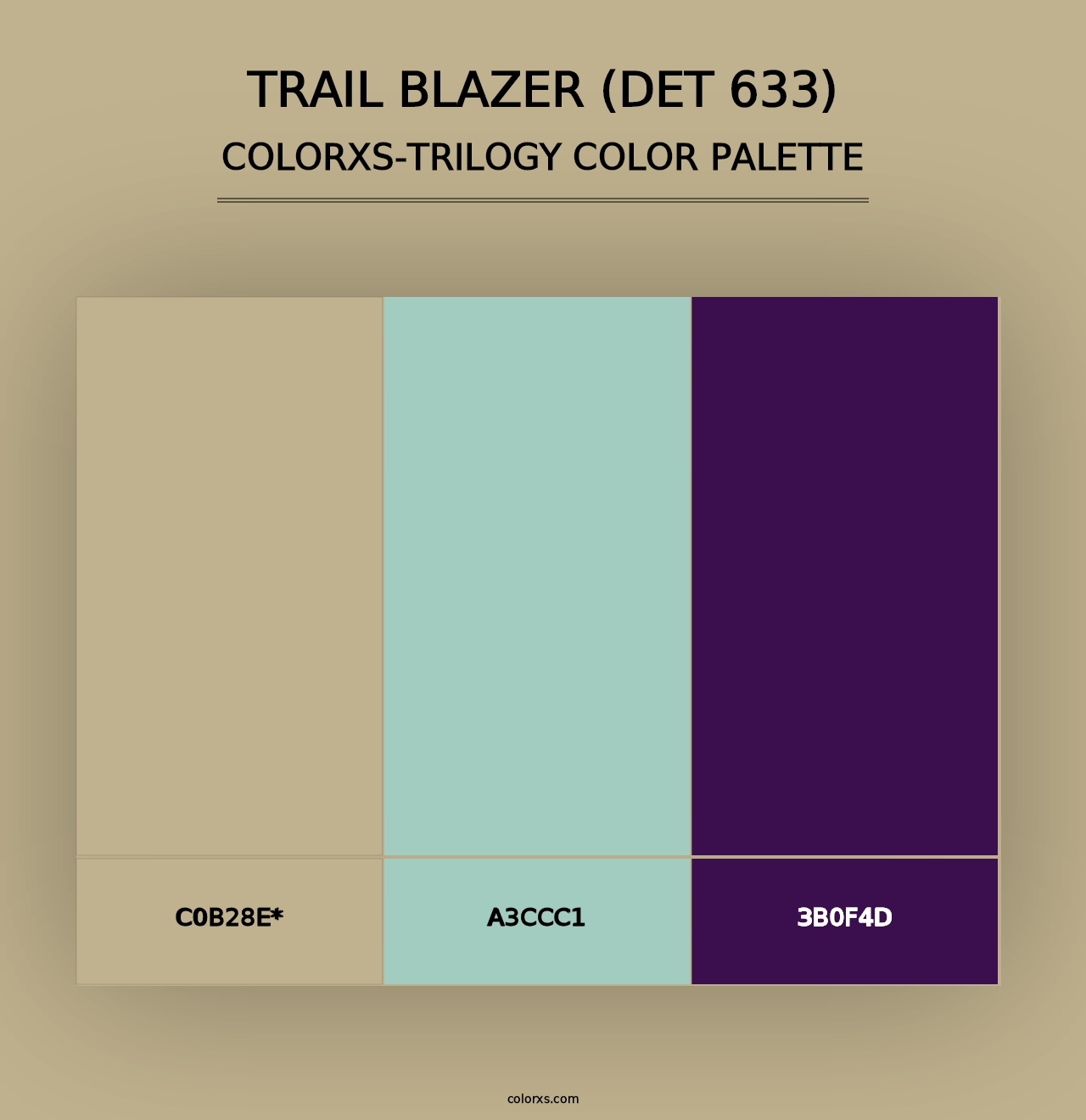 Trail Blazer (DET 633) - Colorxs Trilogy Palette