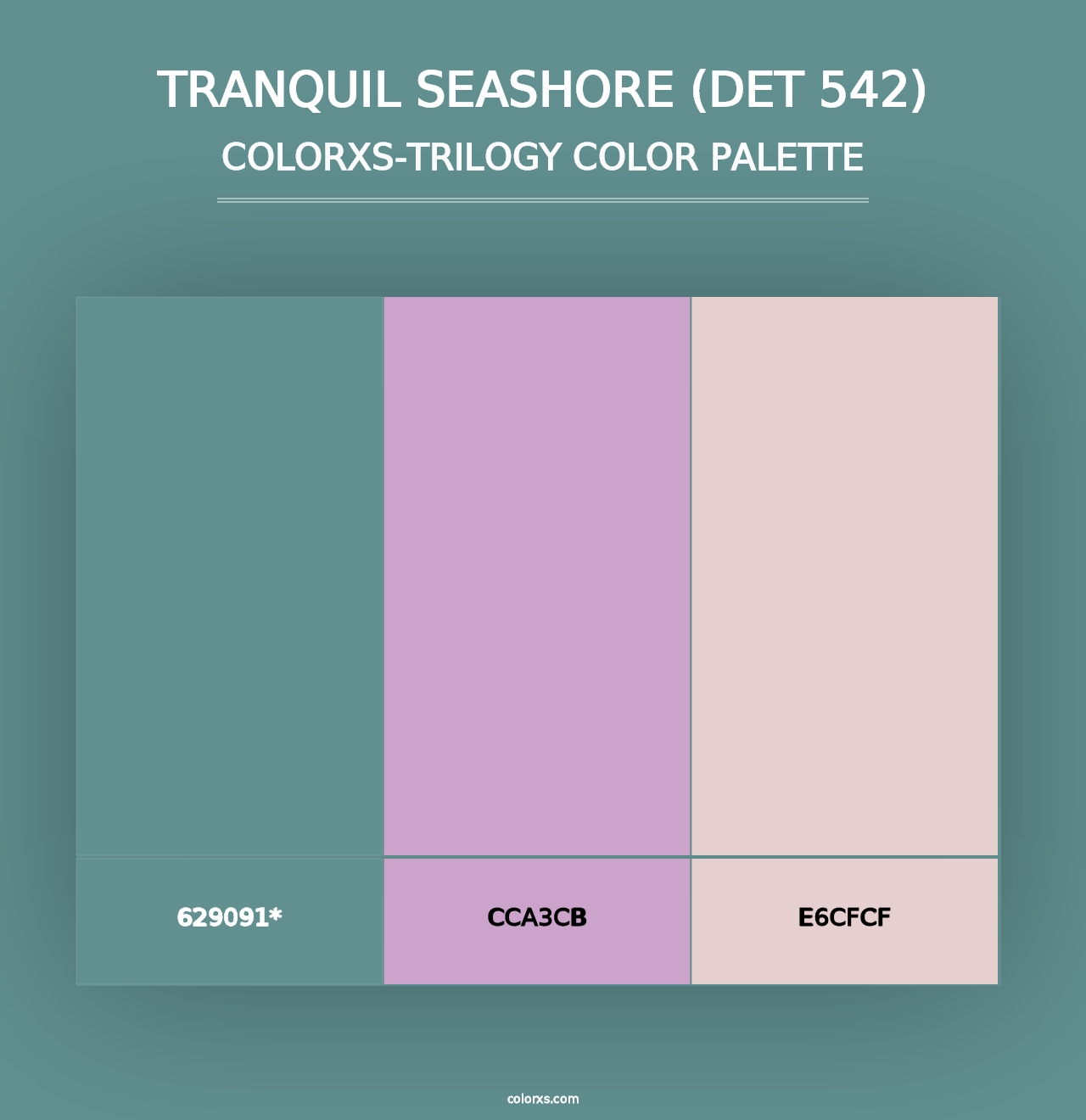 Tranquil Seashore (DET 542) - Colorxs Trilogy Palette