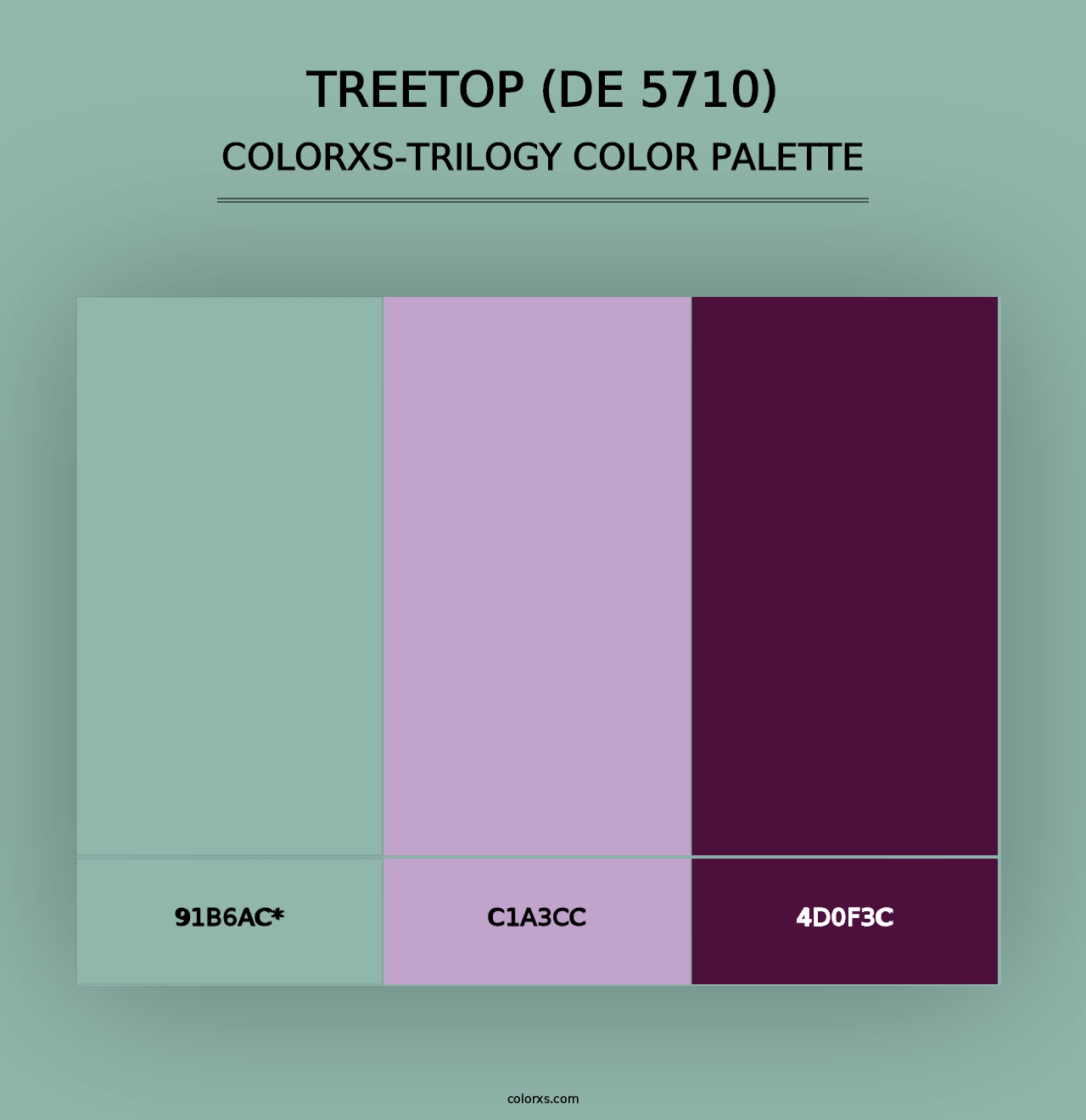 Treetop (DE 5710) - Colorxs Trilogy Palette