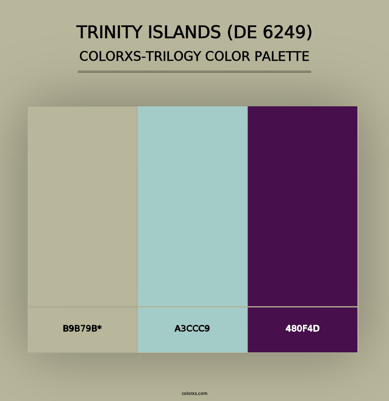 Trinity Islands (DE 6249) - Colorxs Trilogy Palette