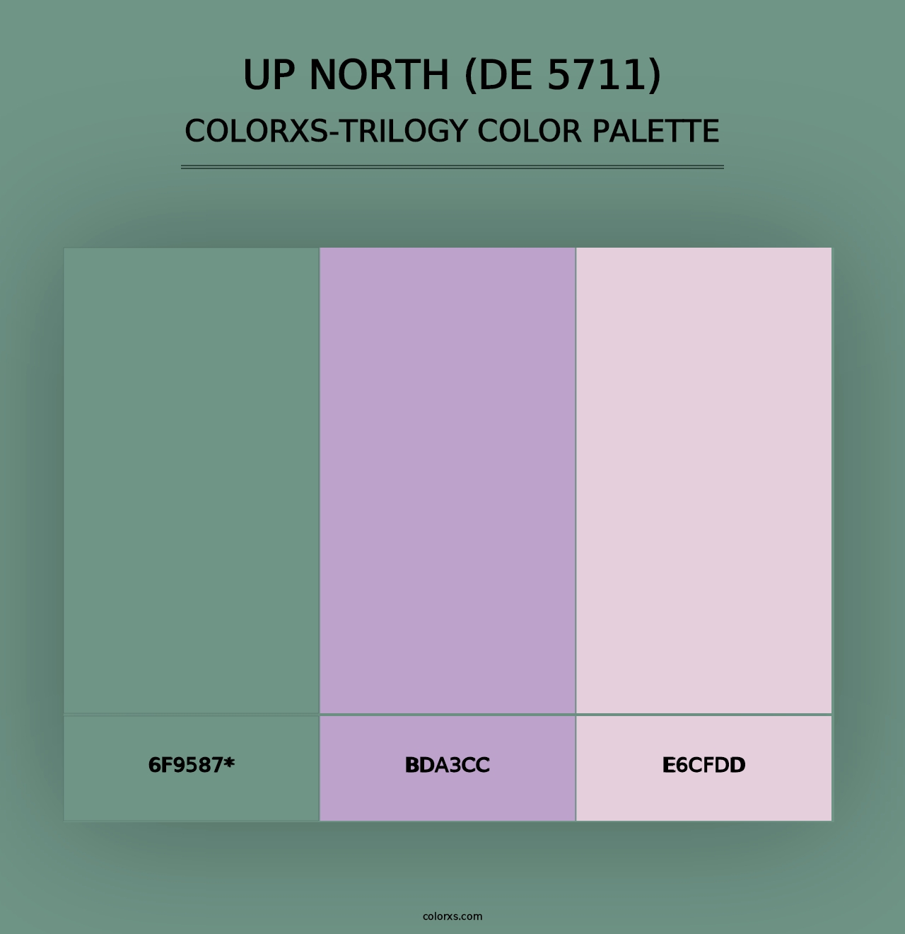 Up North (DE 5711) - Colorxs Trilogy Palette