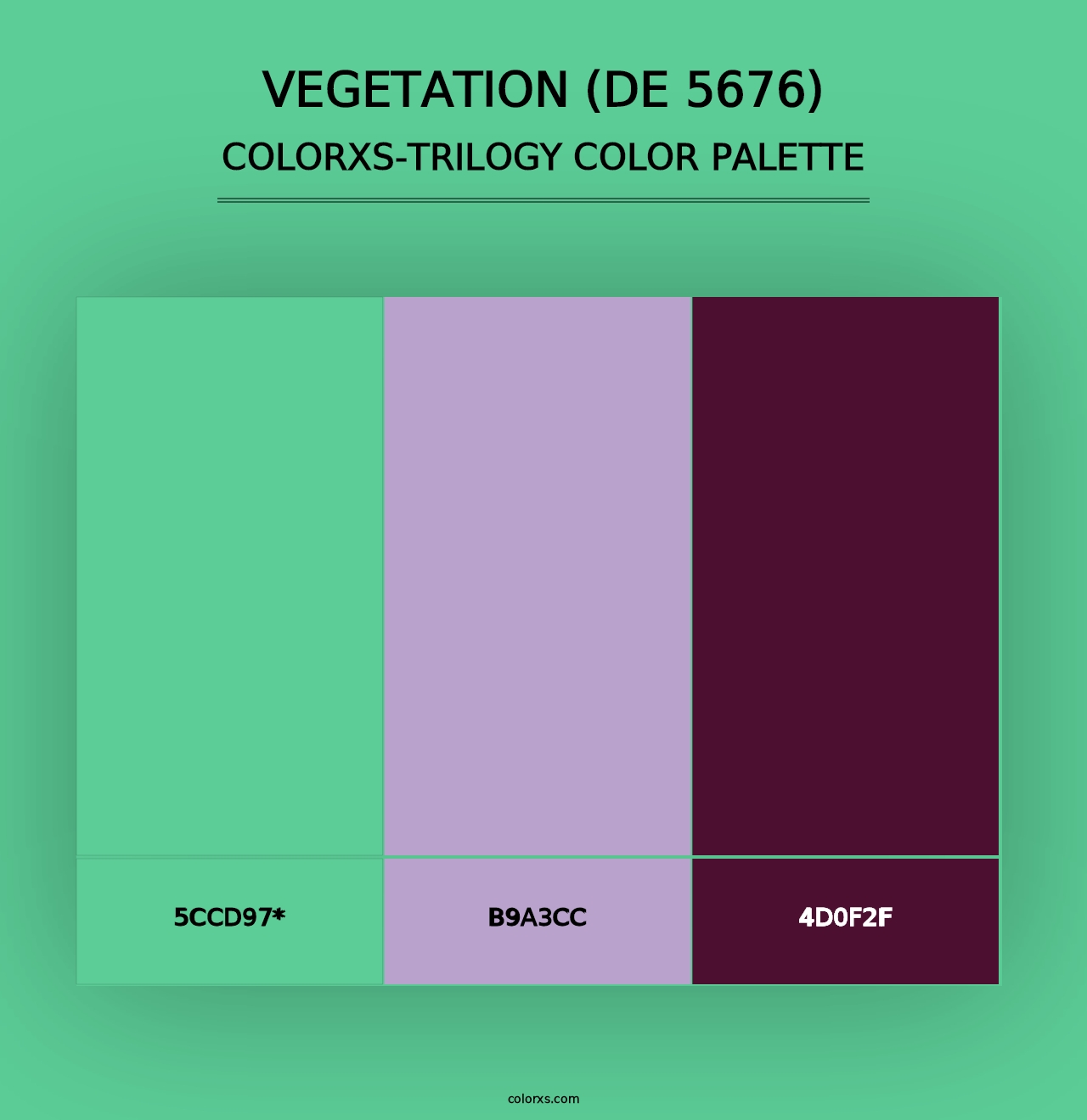 Vegetation (DE 5676) - Colorxs Trilogy Palette