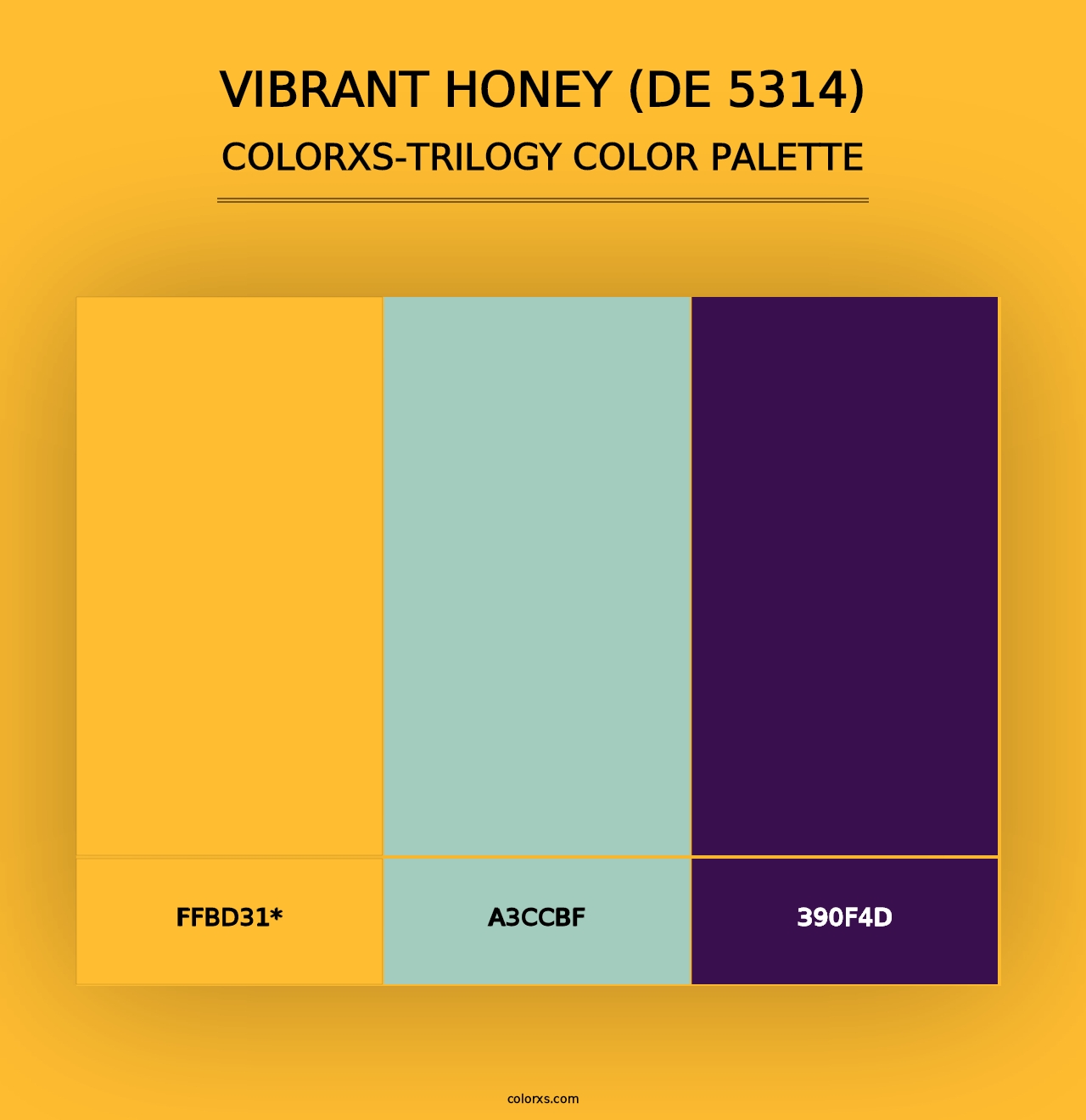 Vibrant Honey (DE 5314) - Colorxs Trilogy Palette