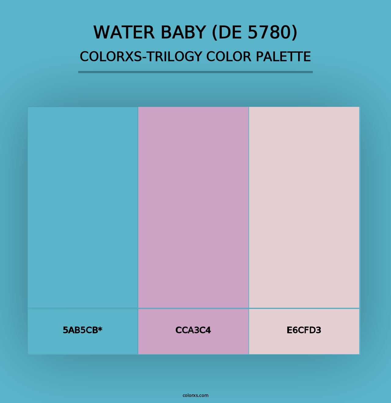 Water Baby (DE 5780) - Colorxs Trilogy Palette