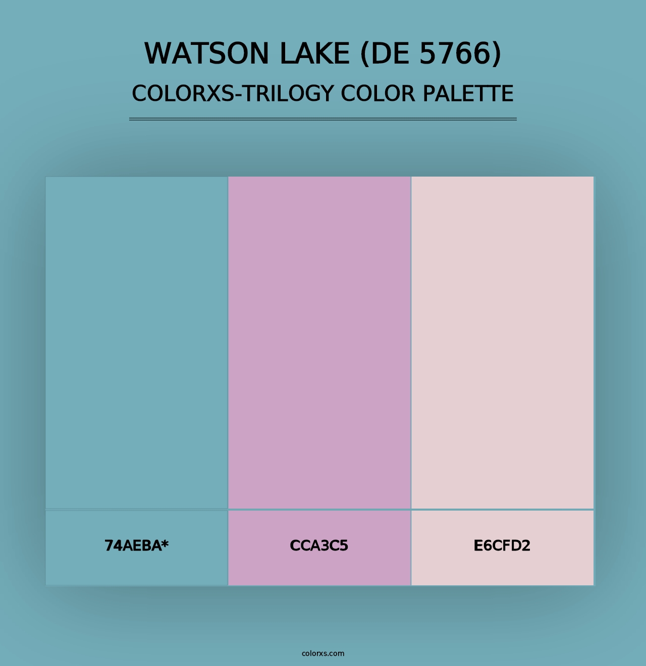 Watson Lake (DE 5766) - Colorxs Trilogy Palette