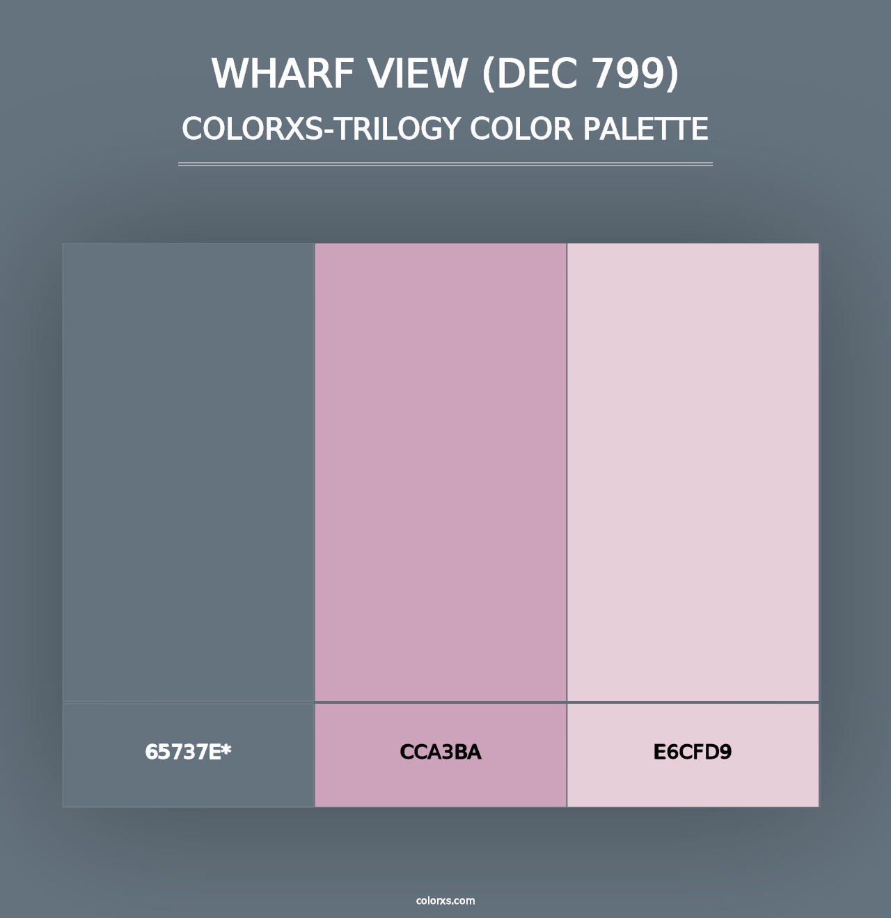 Wharf View (DEC 799) - Colorxs Trilogy Palette