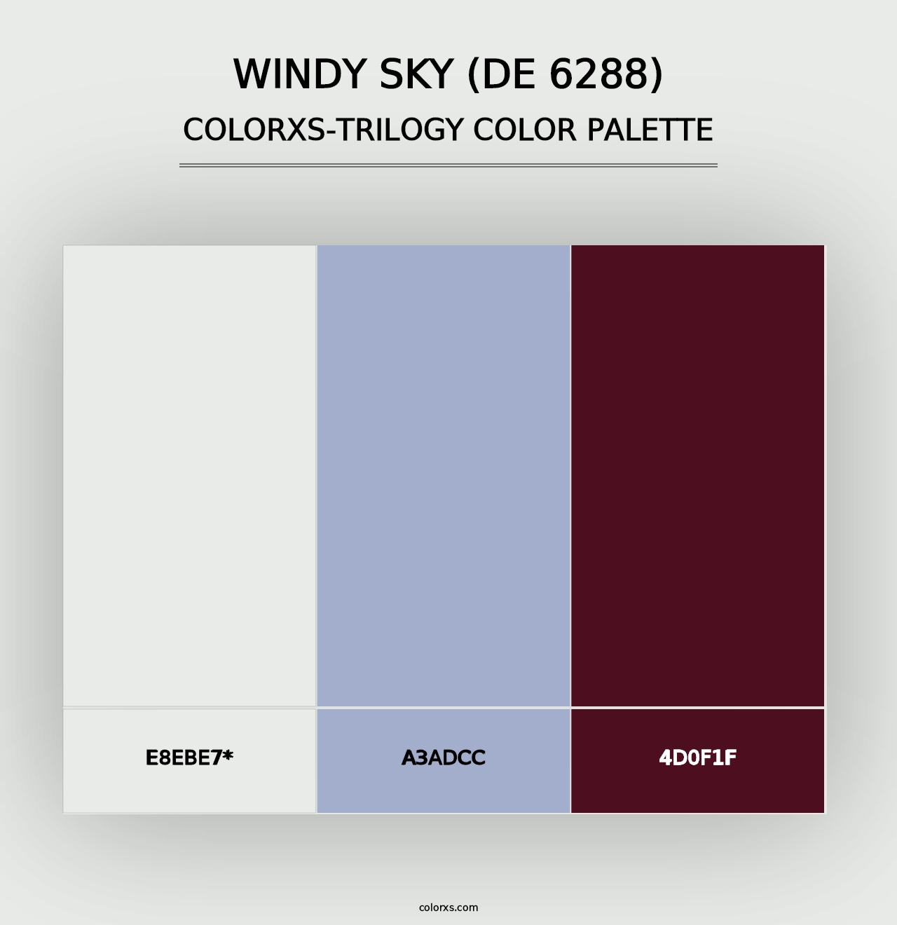 Windy Sky (DE 6288) - Colorxs Trilogy Palette