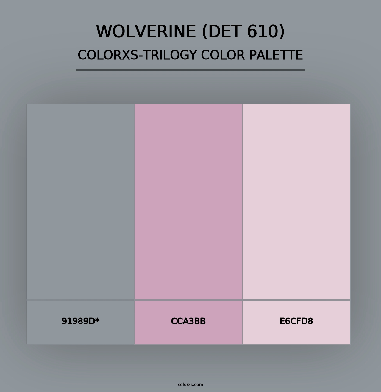 Wolverine (DET 610) - Colorxs Trilogy Palette