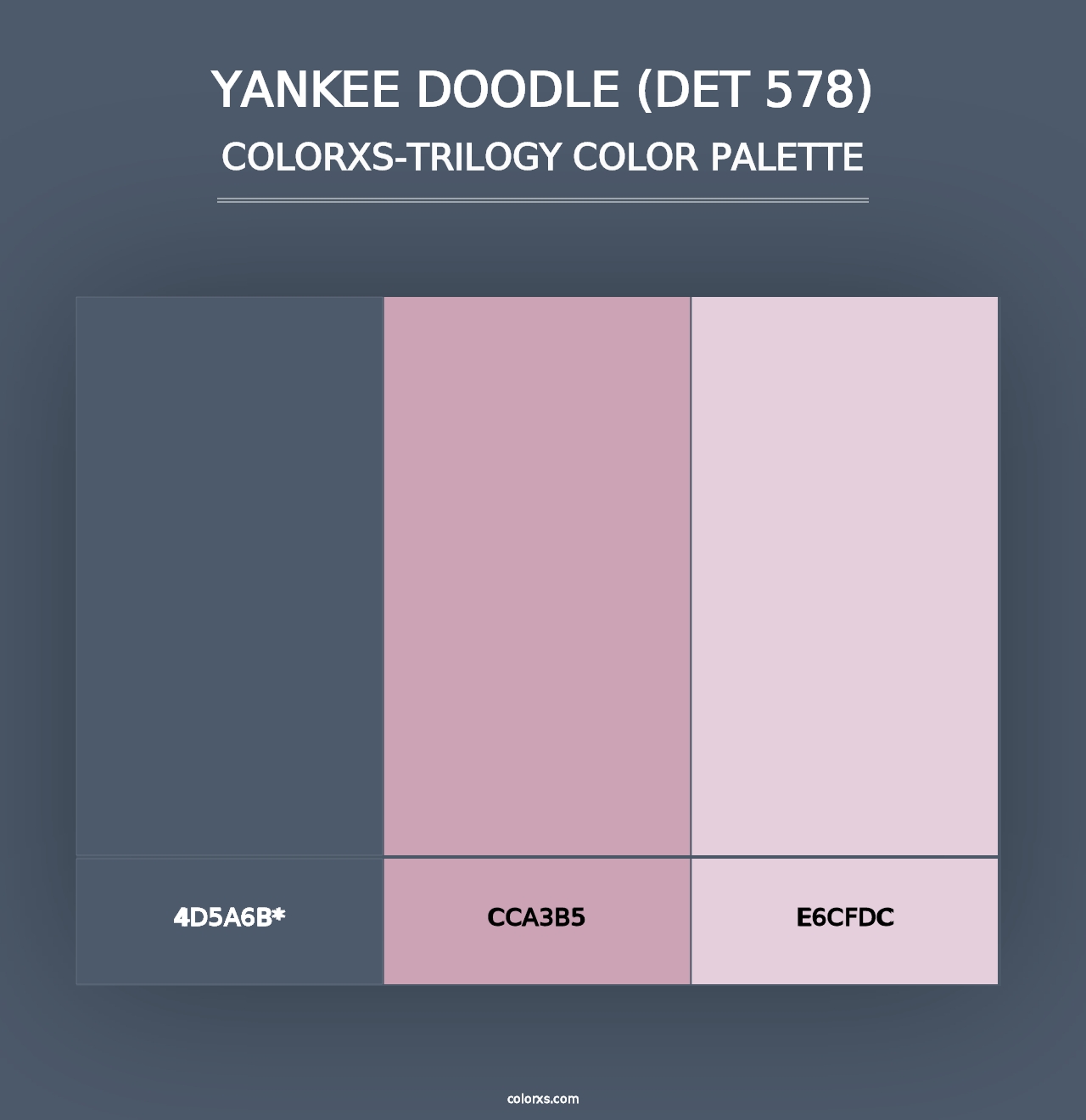 Yankee Doodle (DET 578) - Colorxs Trilogy Palette