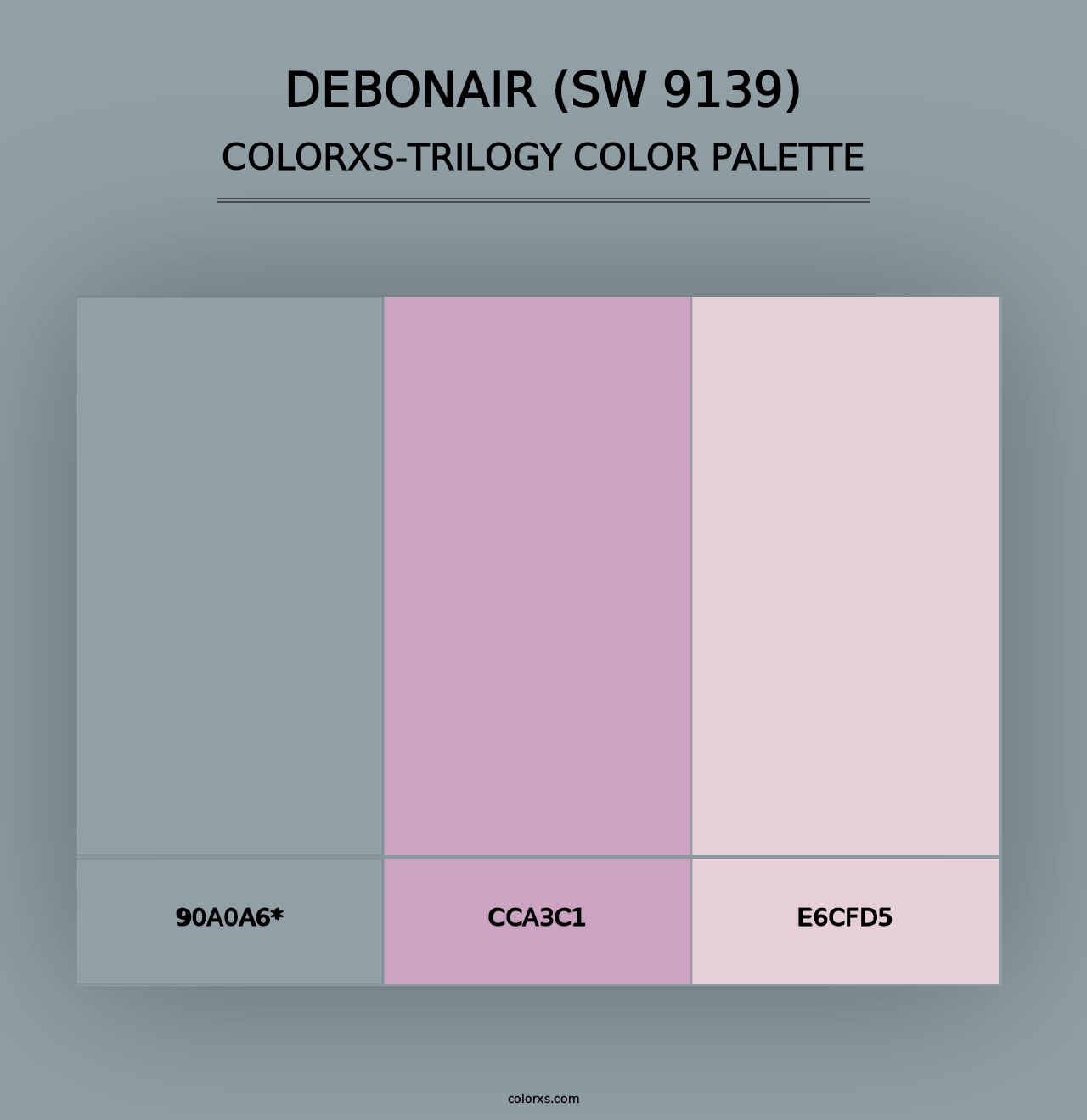 Debonair (SW 9139) - Colorxs Trilogy Palette