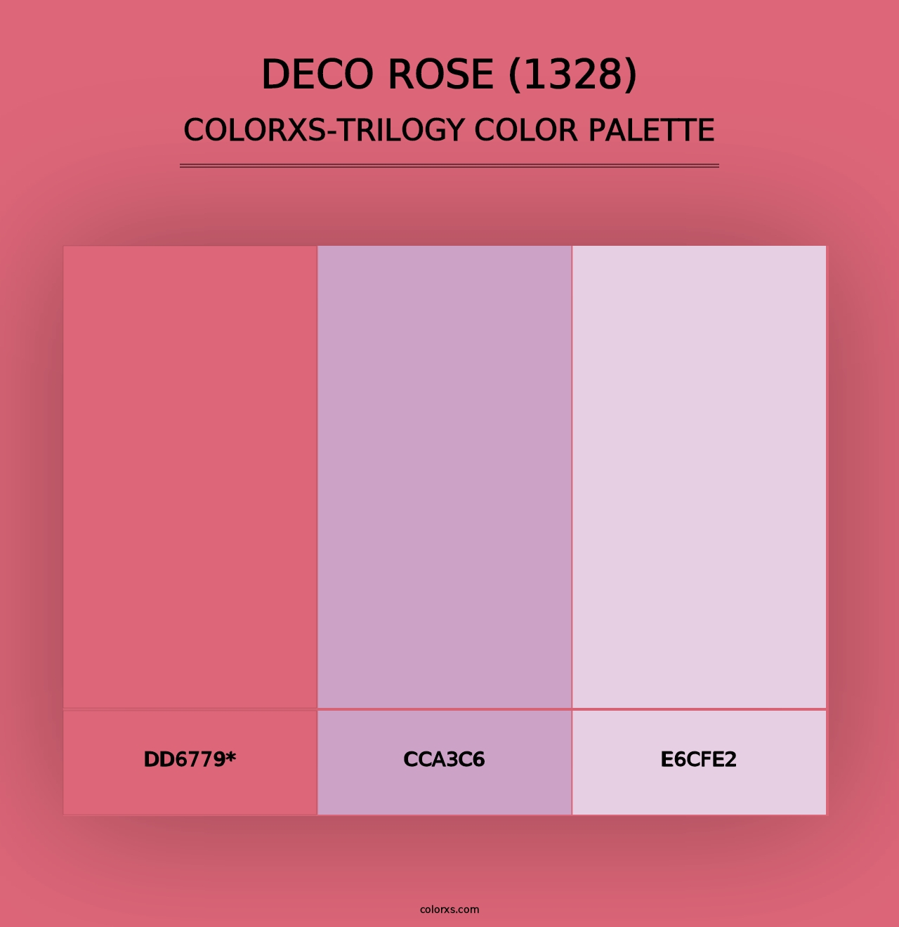 Deco Rose (1328) - Colorxs Trilogy Palette