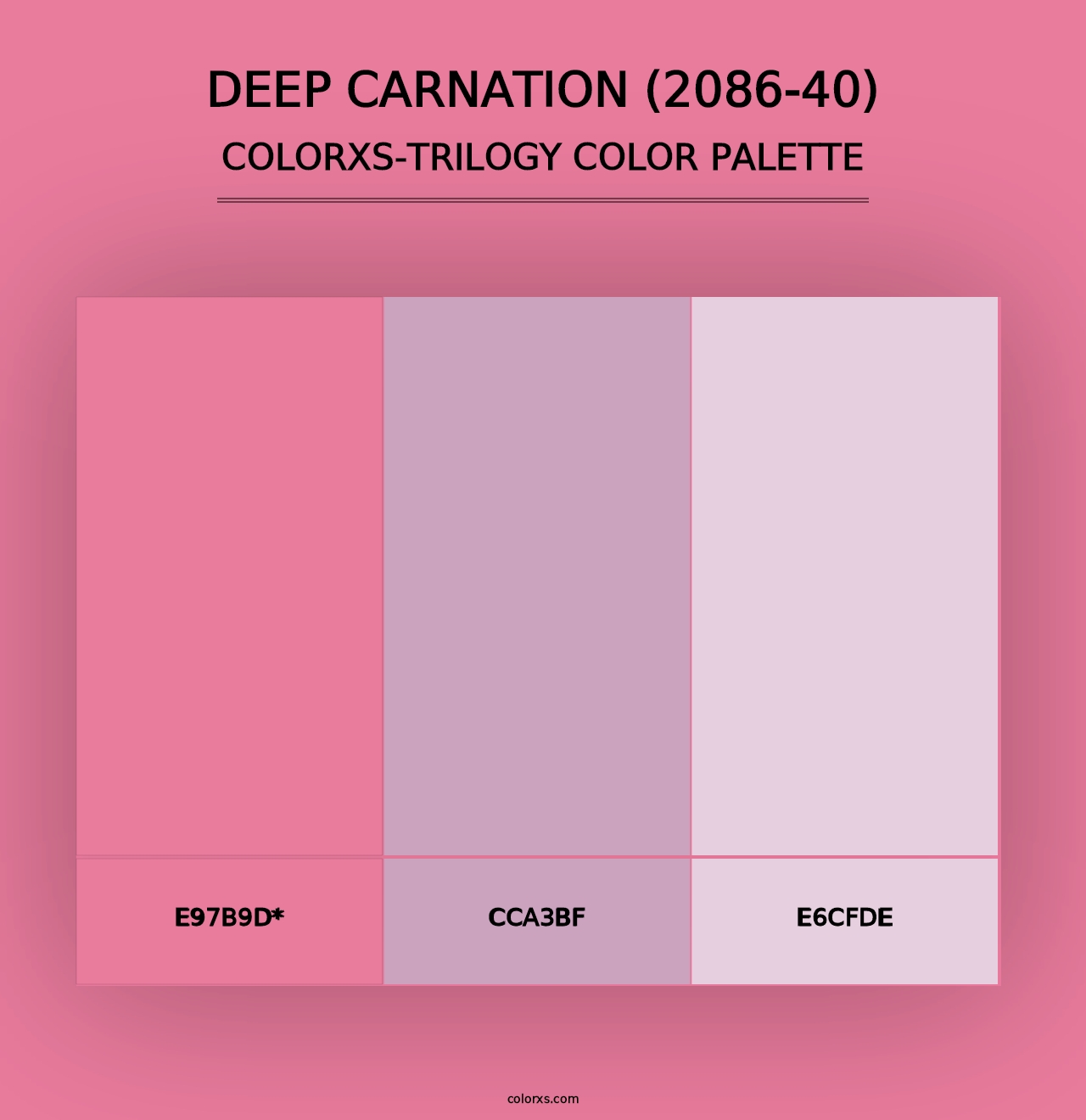 Deep Carnation (2086-40) - Colorxs Trilogy Palette