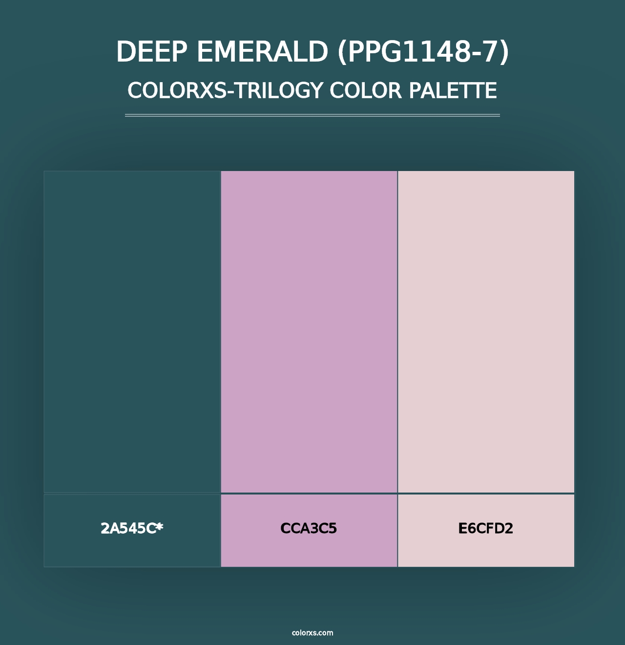 Deep Emerald (PPG1148-7) - Colorxs Trilogy Palette