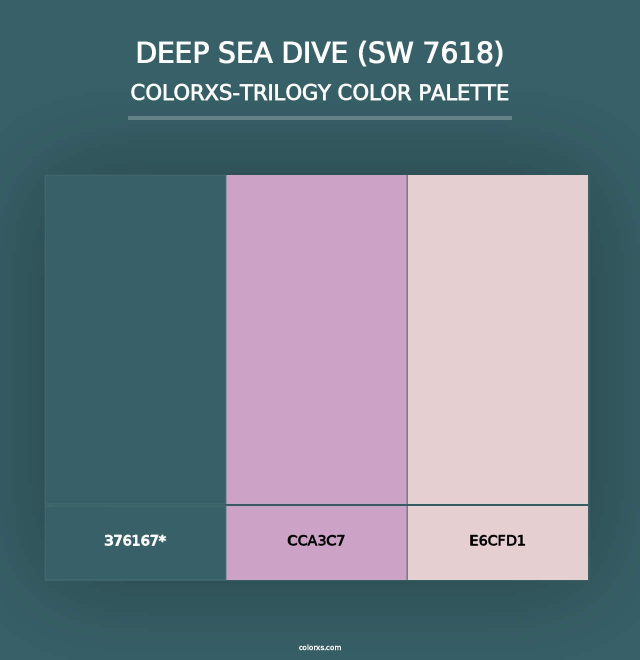 Deep Sea Dive (SW 7618) - Colorxs Trilogy Palette