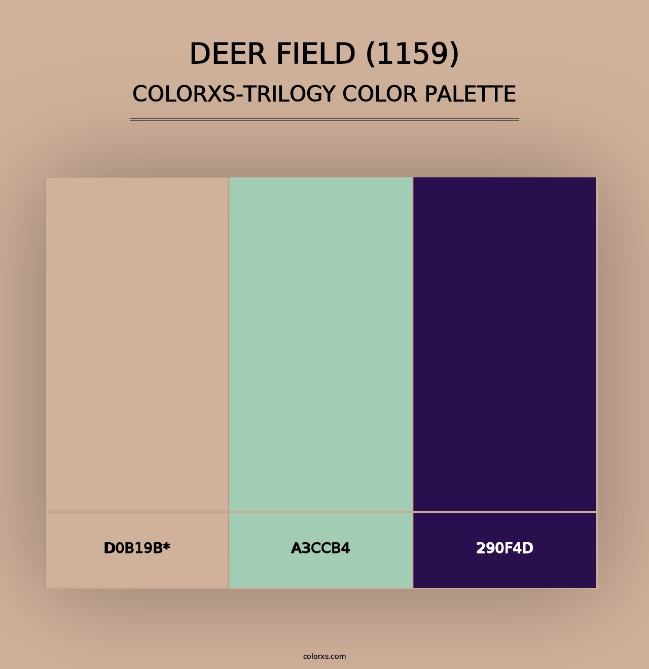 Deer Field (1159) - Colorxs Trilogy Palette