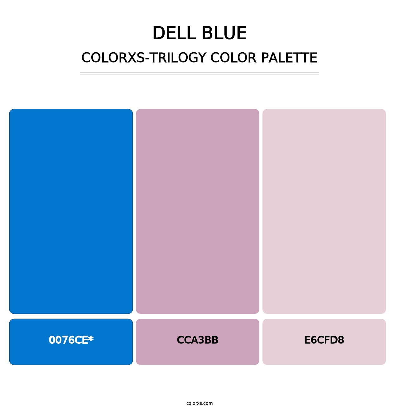 Dell Blue - Colorxs Trilogy Palette