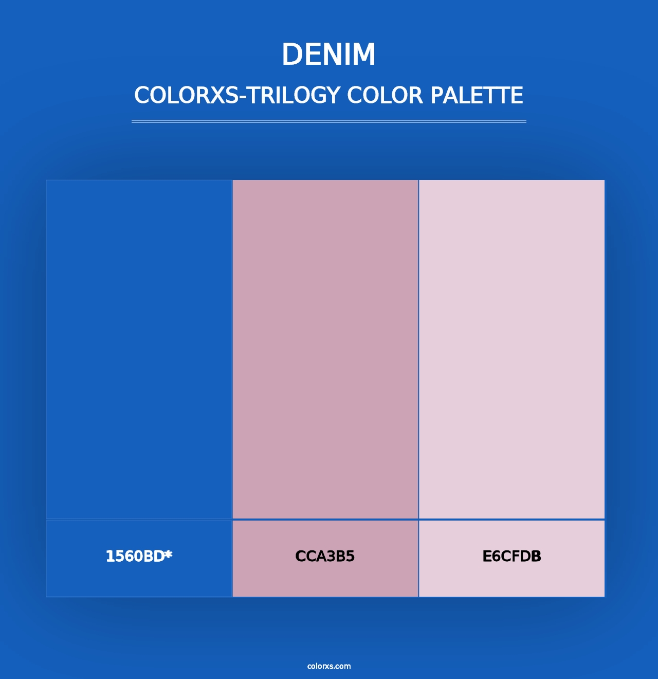 Denim - Colorxs Trilogy Palette