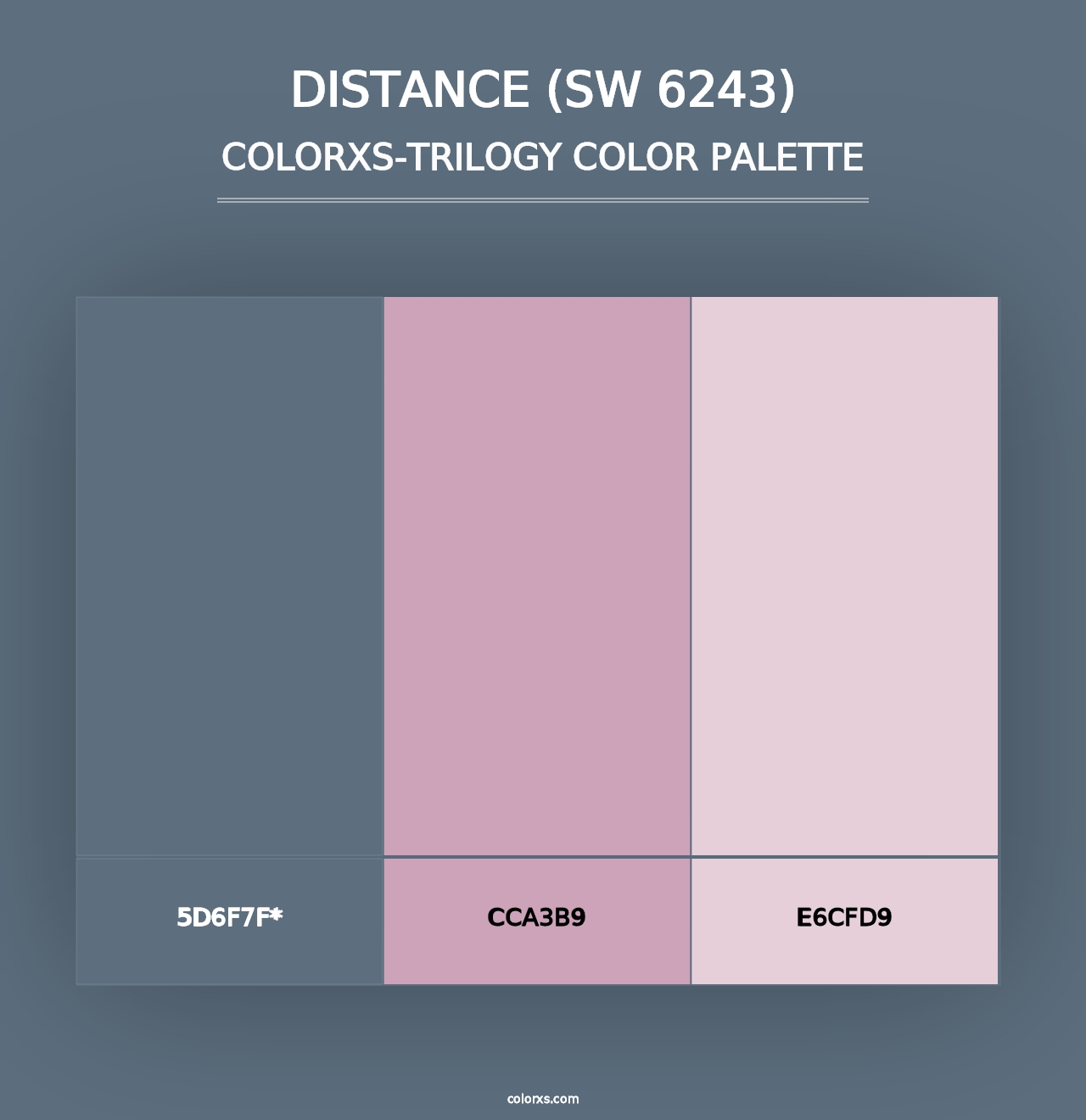 Distance (SW 6243) - Colorxs Trilogy Palette