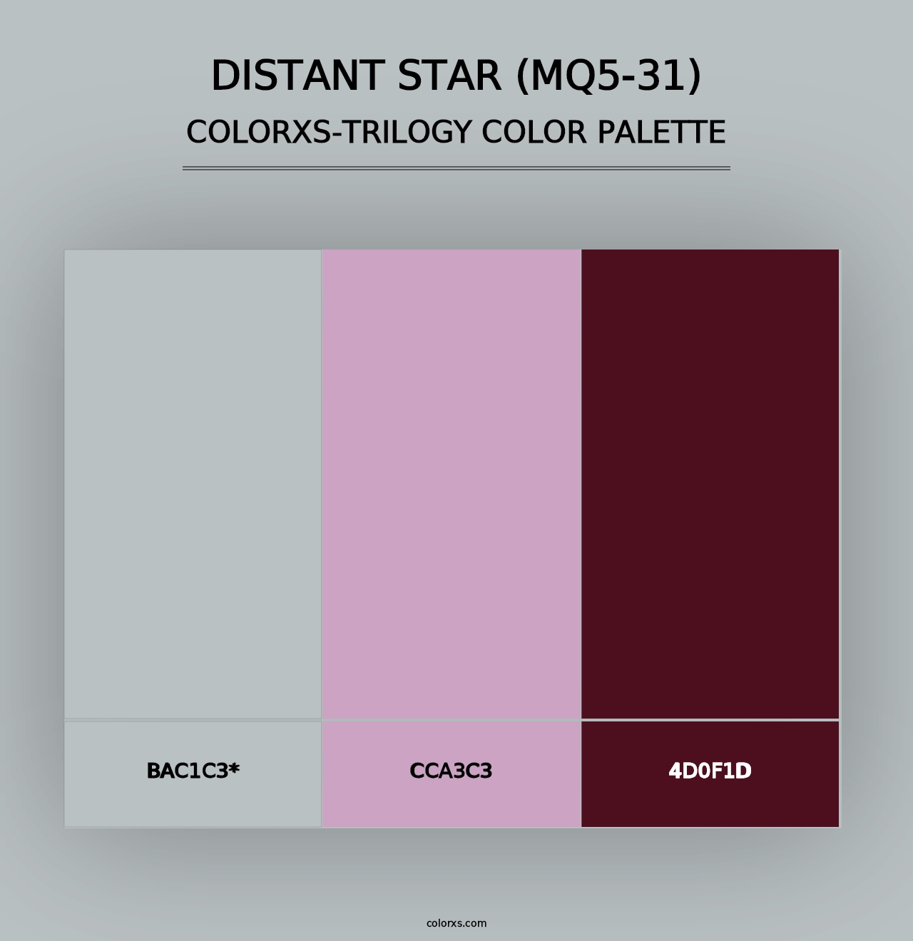 Distant Star (MQ5-31) - Colorxs Trilogy Palette