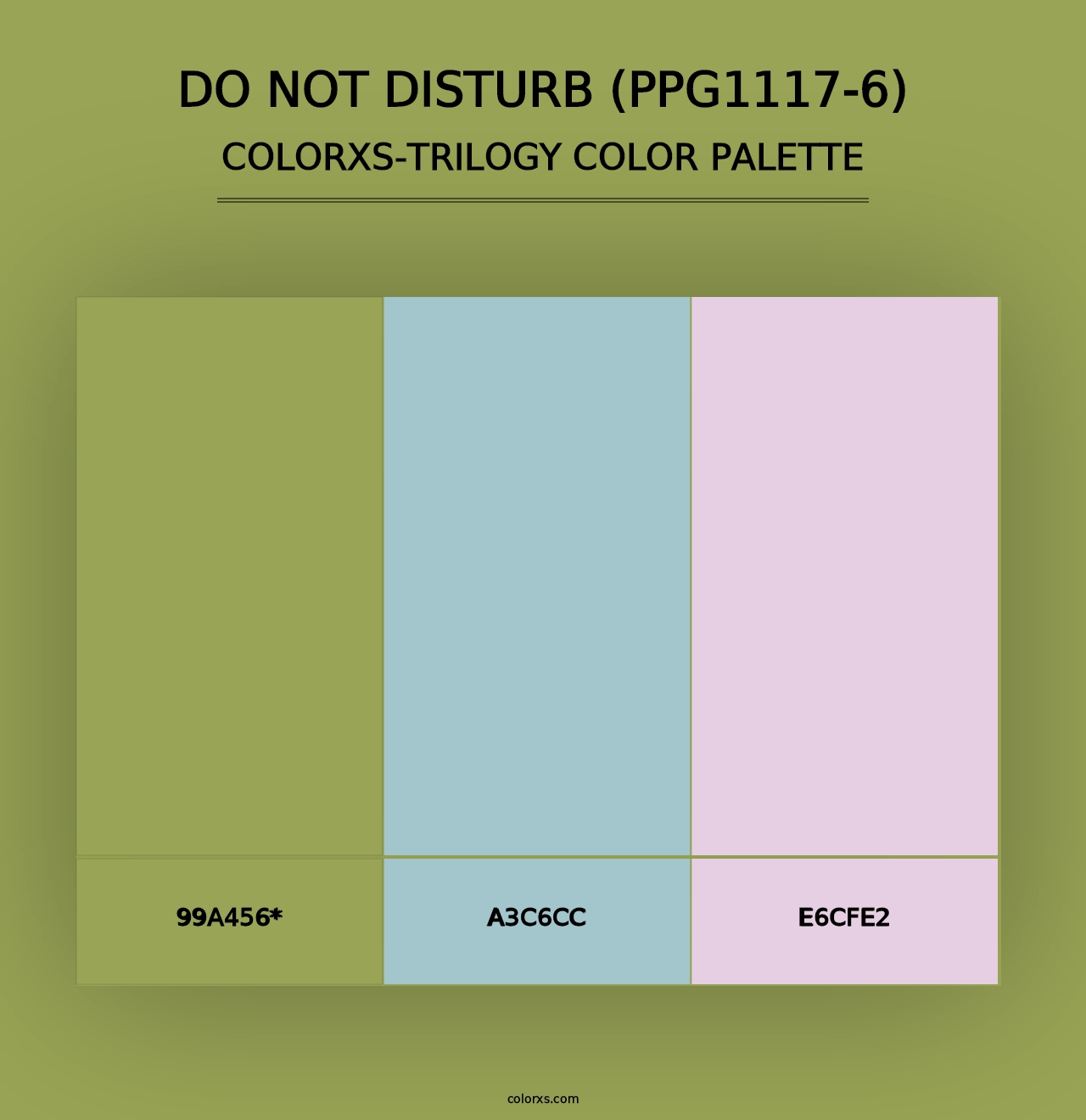 Do Not Disturb (PPG1117-6) - Colorxs Trilogy Palette