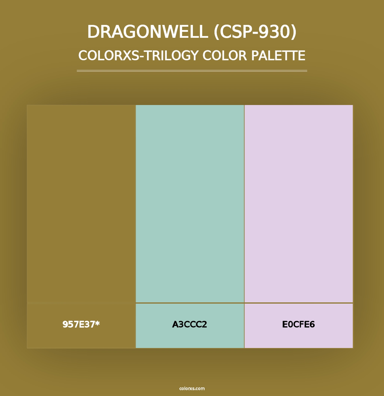 Dragonwell (CSP-930) - Colorxs Trilogy Palette