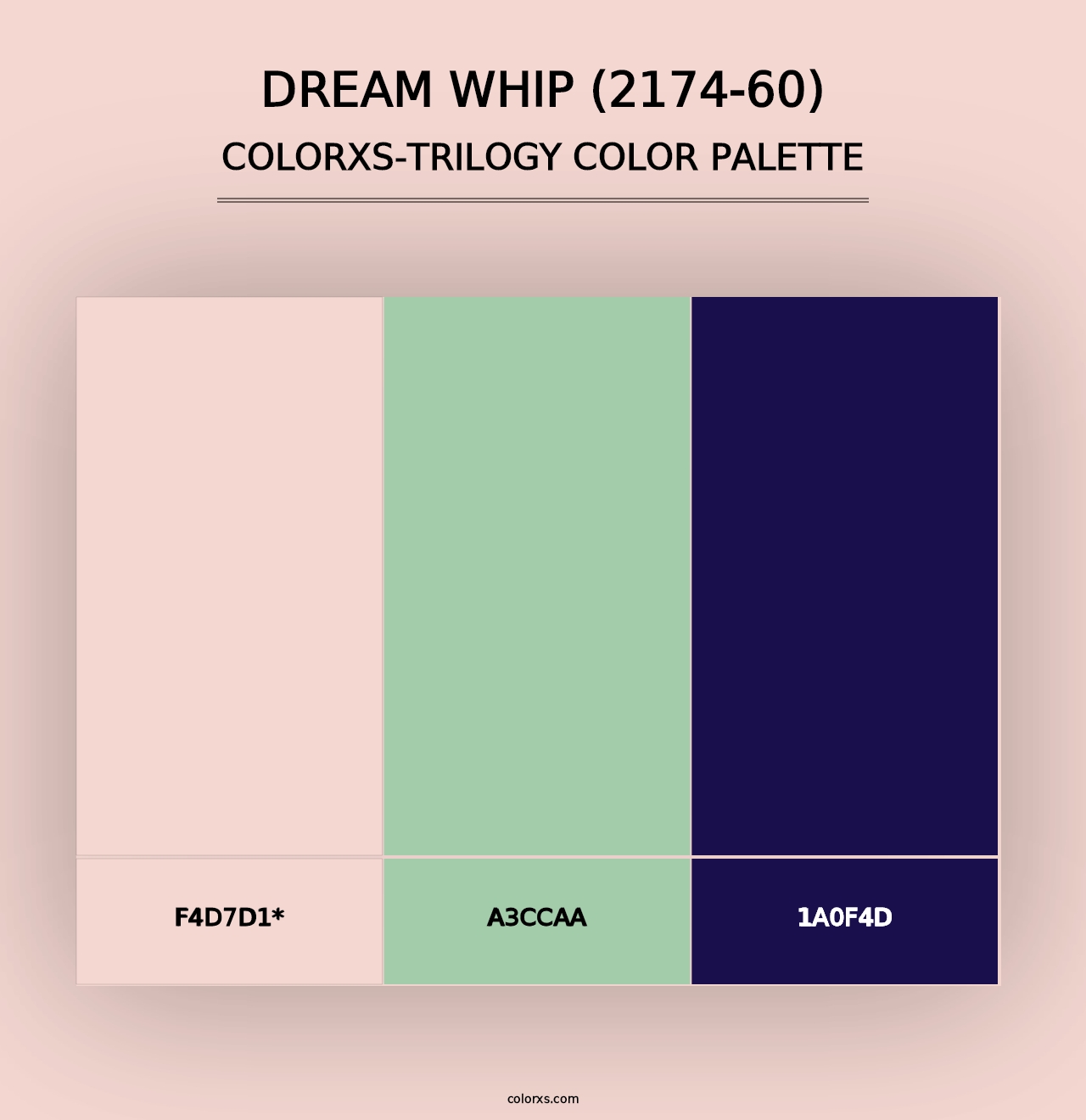 Dream Whip (2174-60) - Colorxs Trilogy Palette