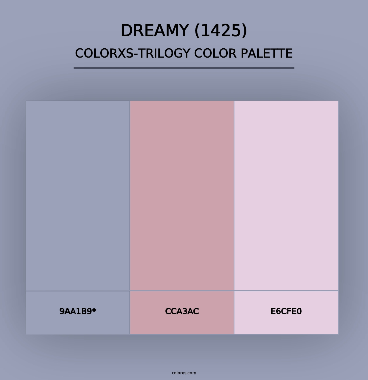 Dreamy (1425) - Colorxs Trilogy Palette