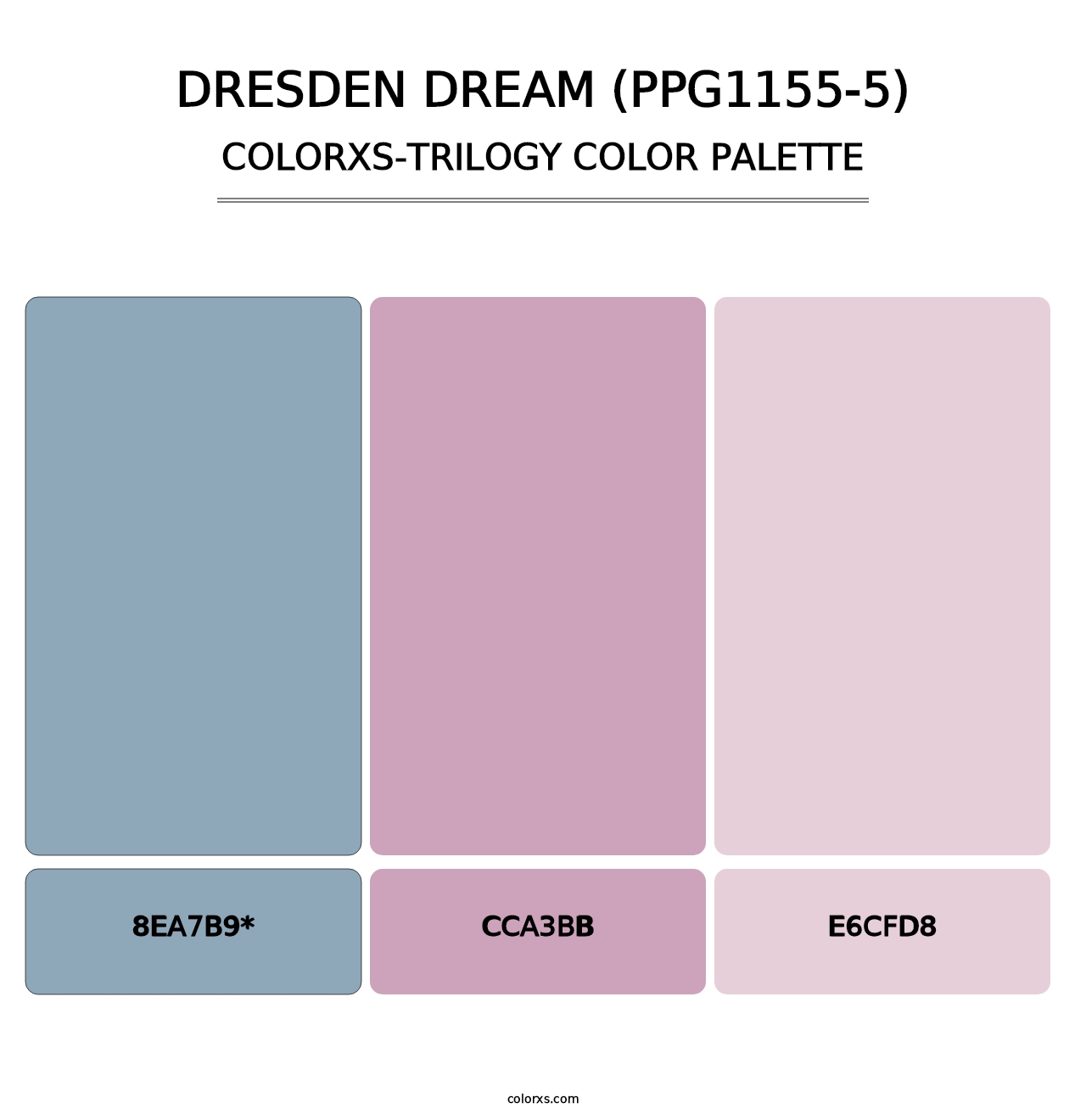 Dresden Dream (PPG1155-5) - Colorxs Trilogy Palette