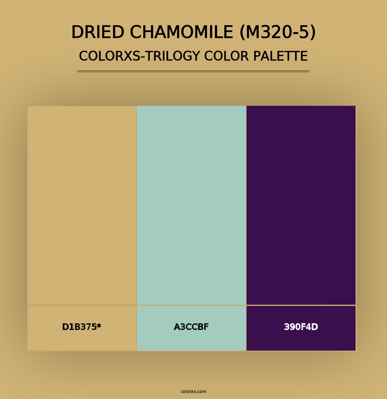 Dried Chamomile (M320-5) - Colorxs Trilogy Palette