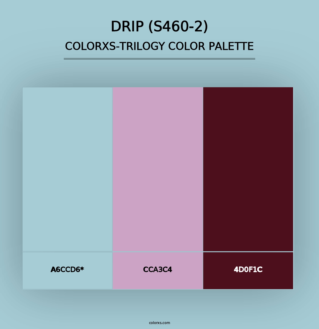 Drip (S460-2) - Colorxs Trilogy Palette