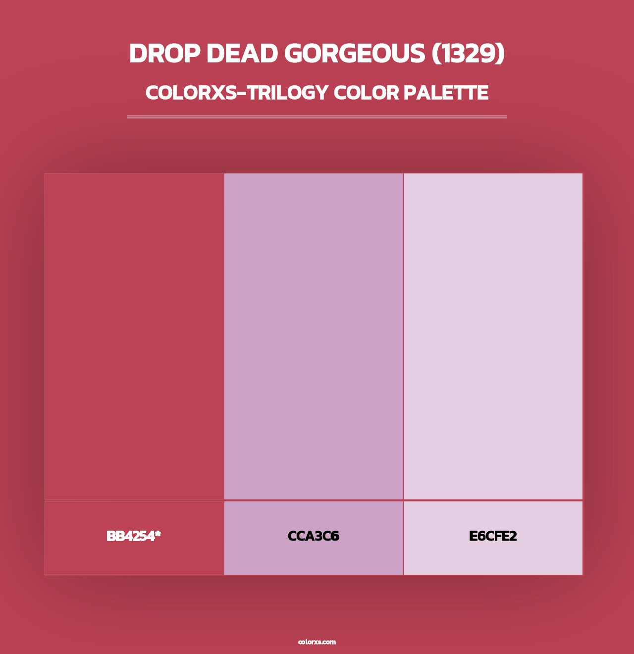 Drop Dead Gorgeous (1329) - Colorxs Trilogy Palette