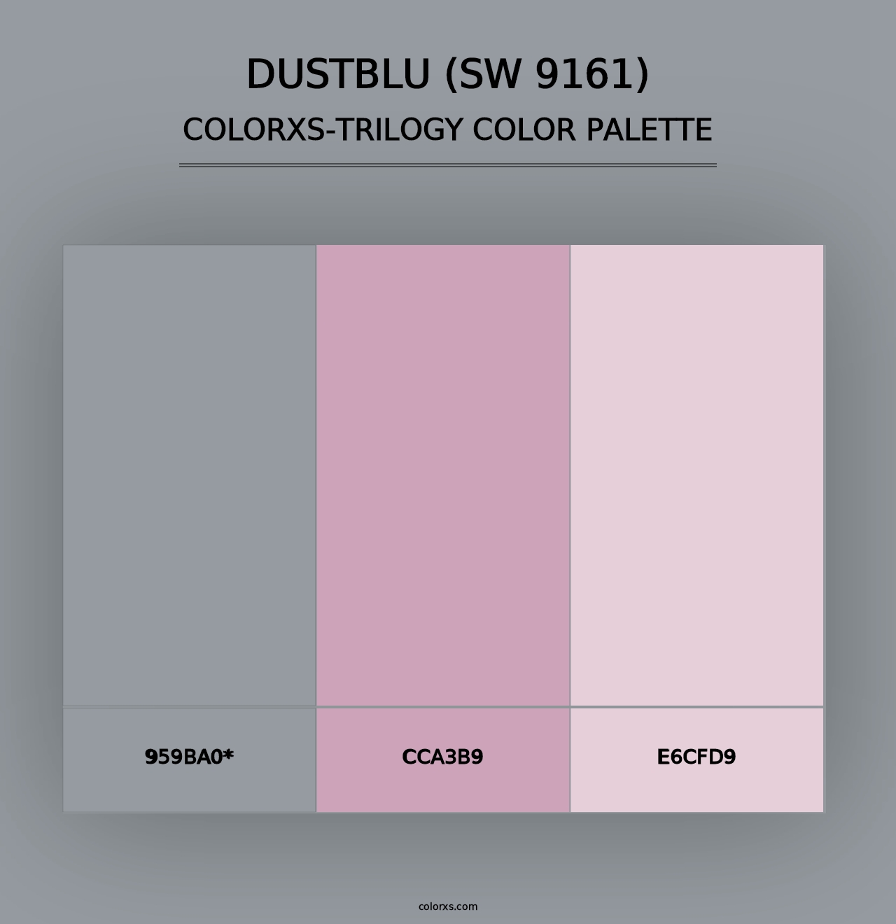 Dustblu (SW 9161) - Colorxs Trilogy Palette