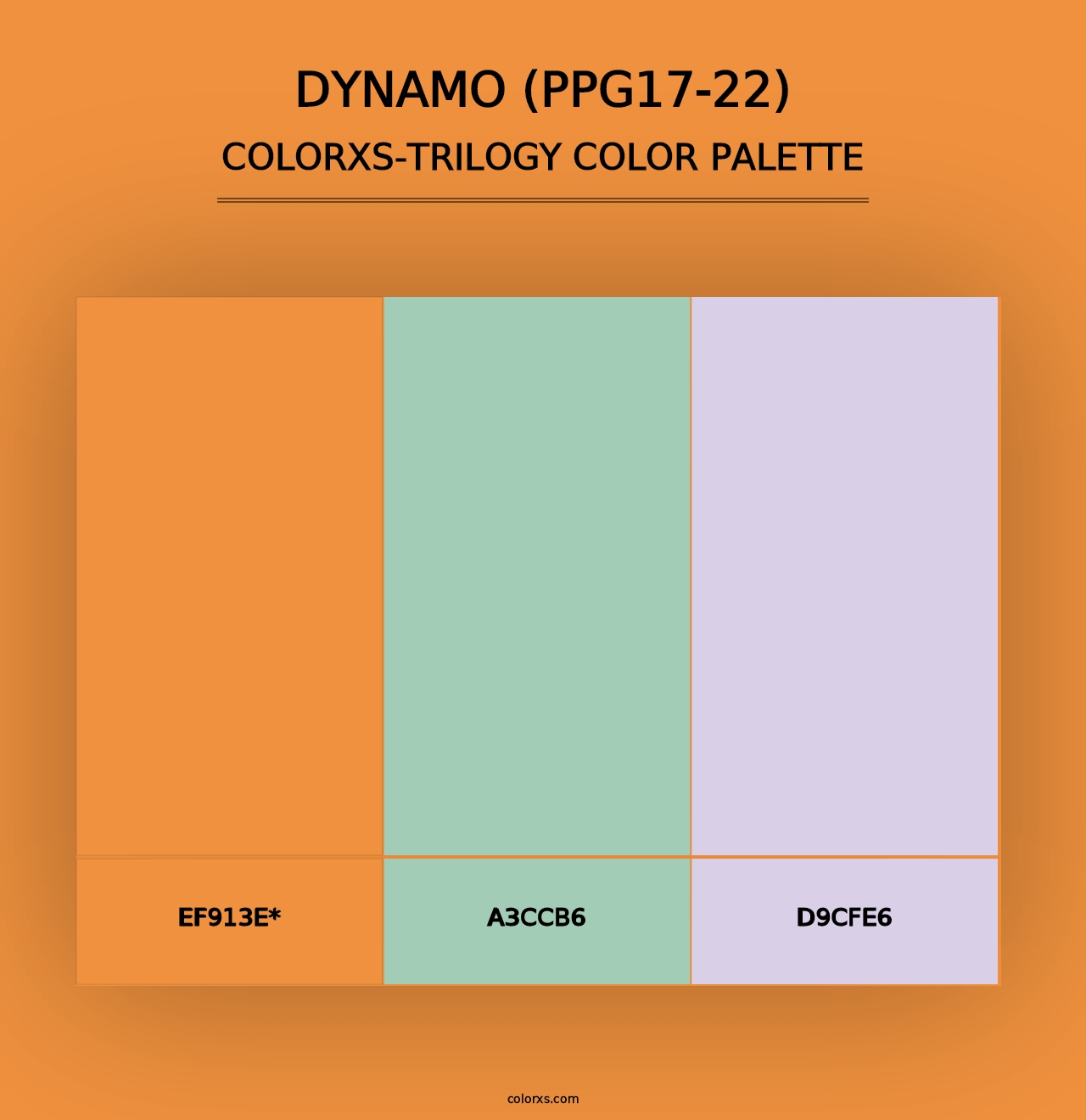 Dynamo (PPG17-22) - Colorxs Trilogy Palette