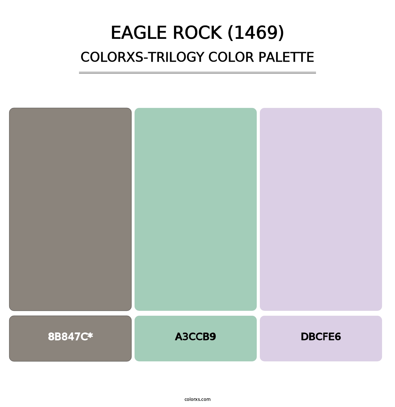 Eagle Rock (1469) - Colorxs Trilogy Palette