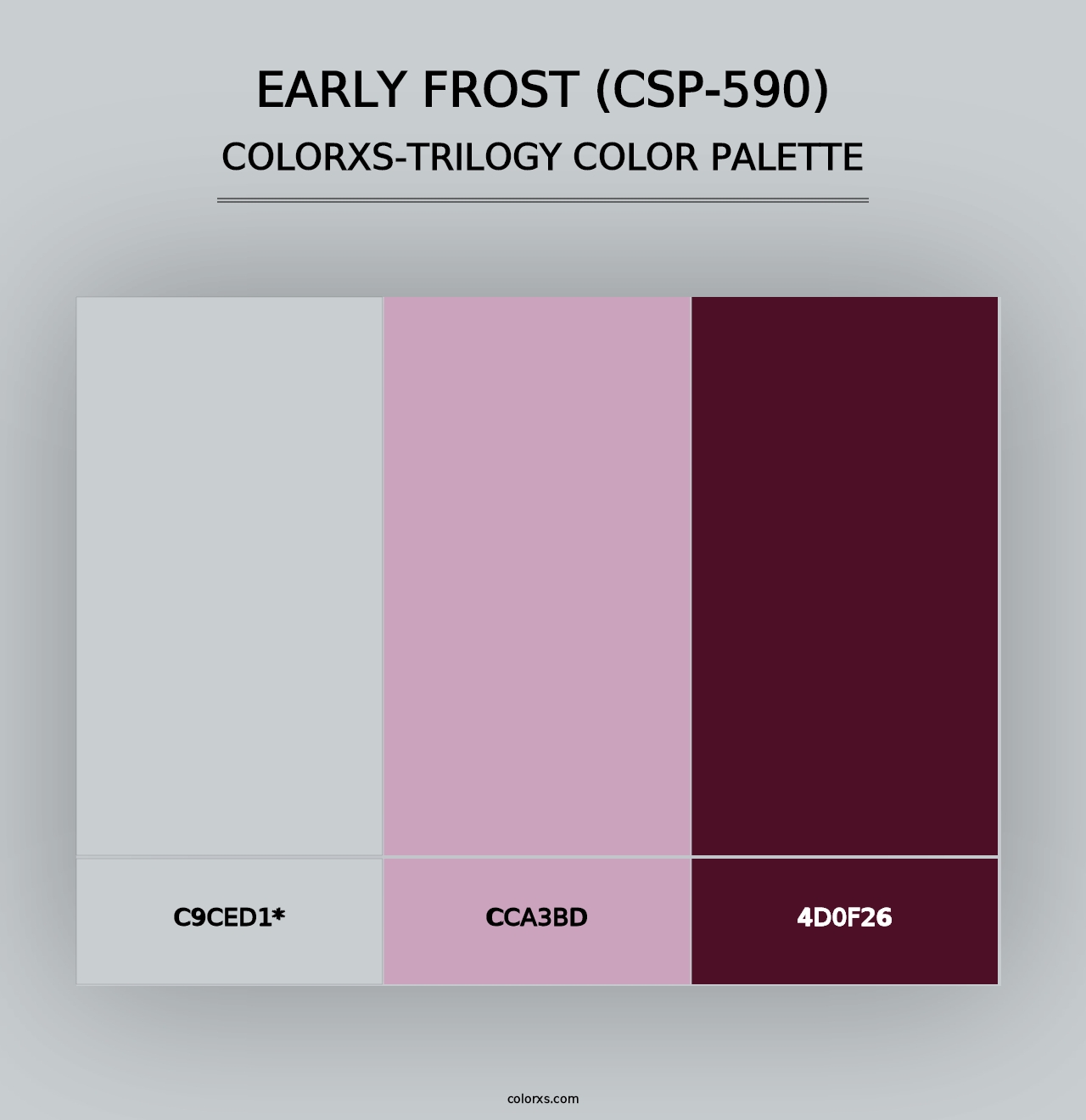 Early Frost (CSP-590) - Colorxs Trilogy Palette