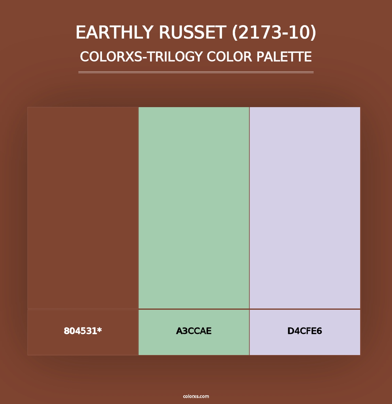 Earthly Russet (2173-10) - Colorxs Trilogy Palette