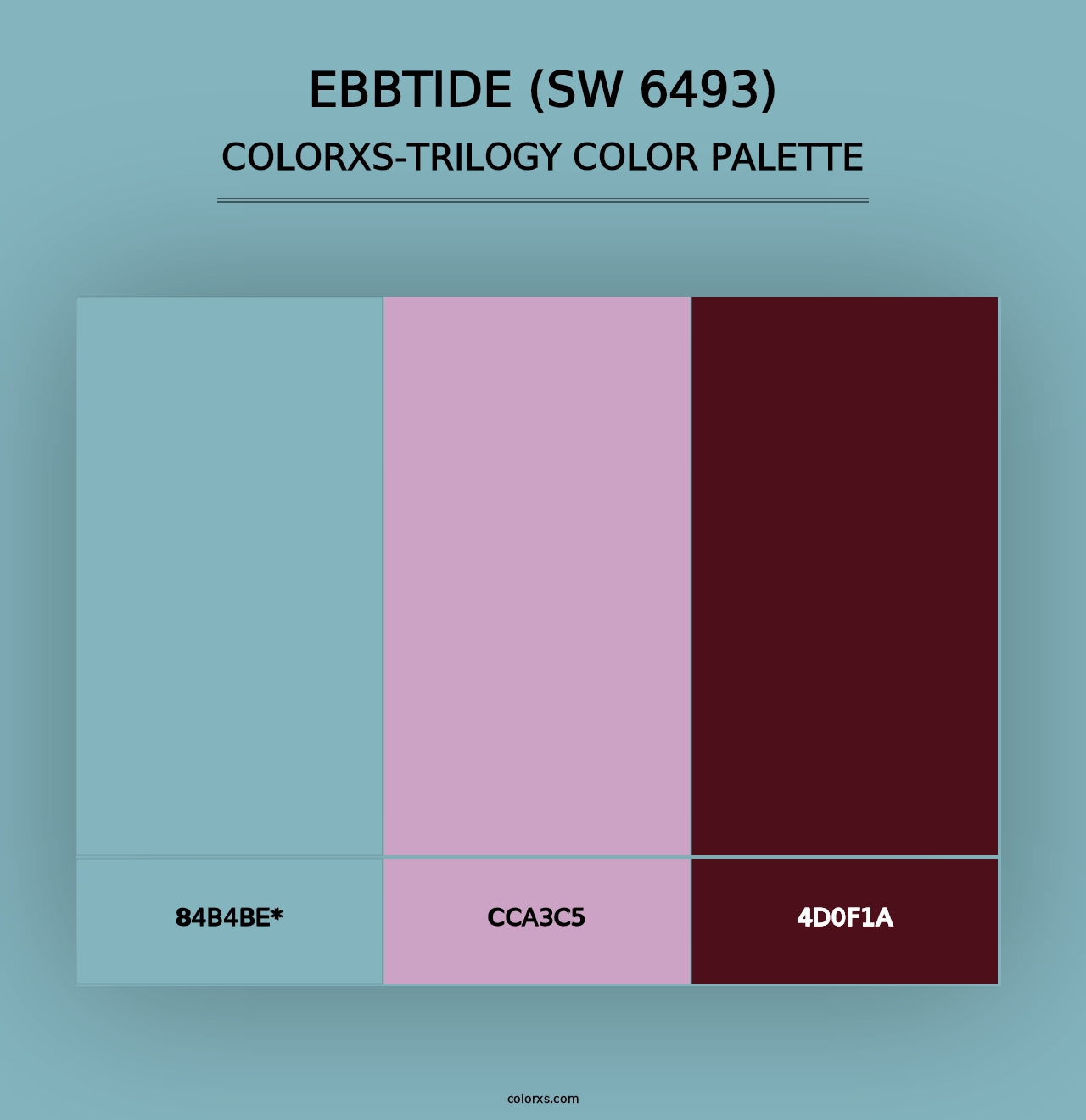 Ebbtide (SW 6493) - Colorxs Trilogy Palette