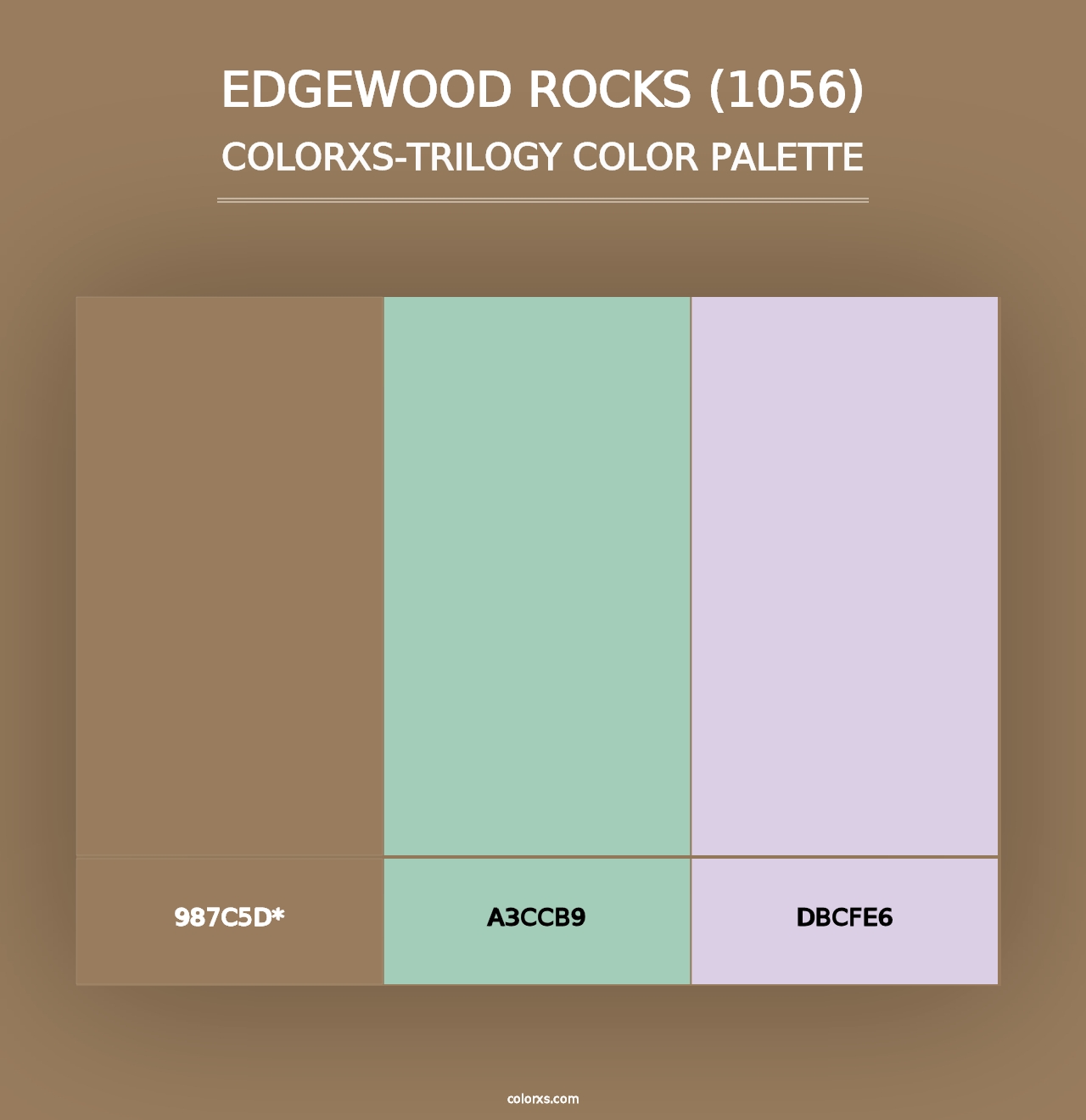 Edgewood Rocks (1056) - Colorxs Trilogy Palette