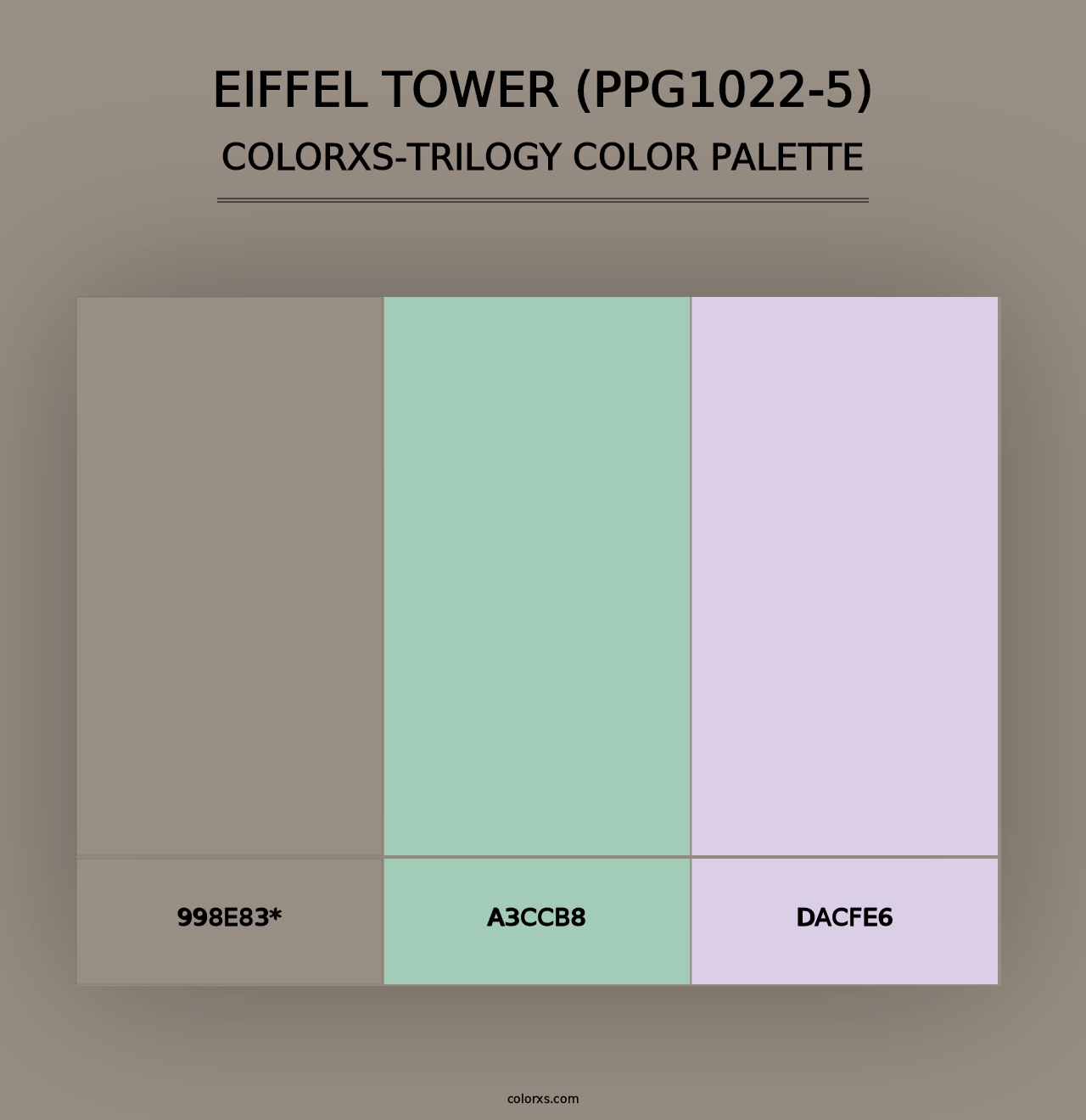 Eiffel Tower (PPG1022-5) - Colorxs Trilogy Palette